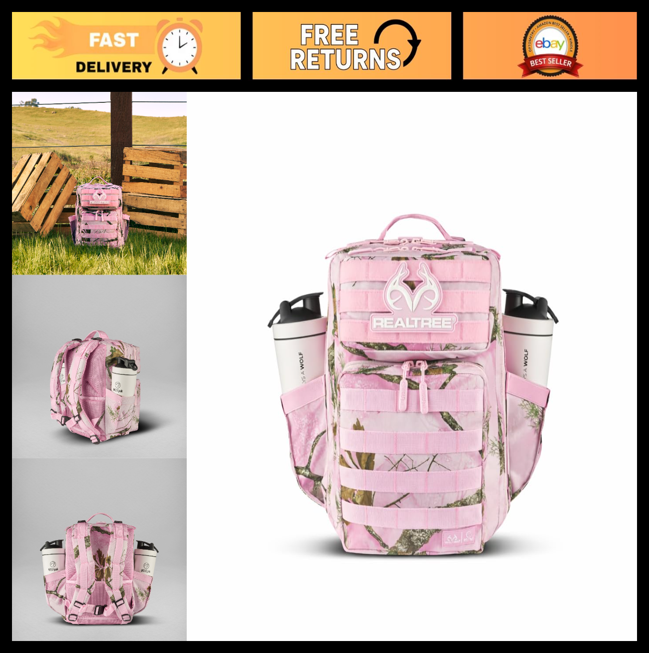 Slim Tactical Gym Backpack   Minimalist Daypack with Laptop Pocket & Cup Holders0
