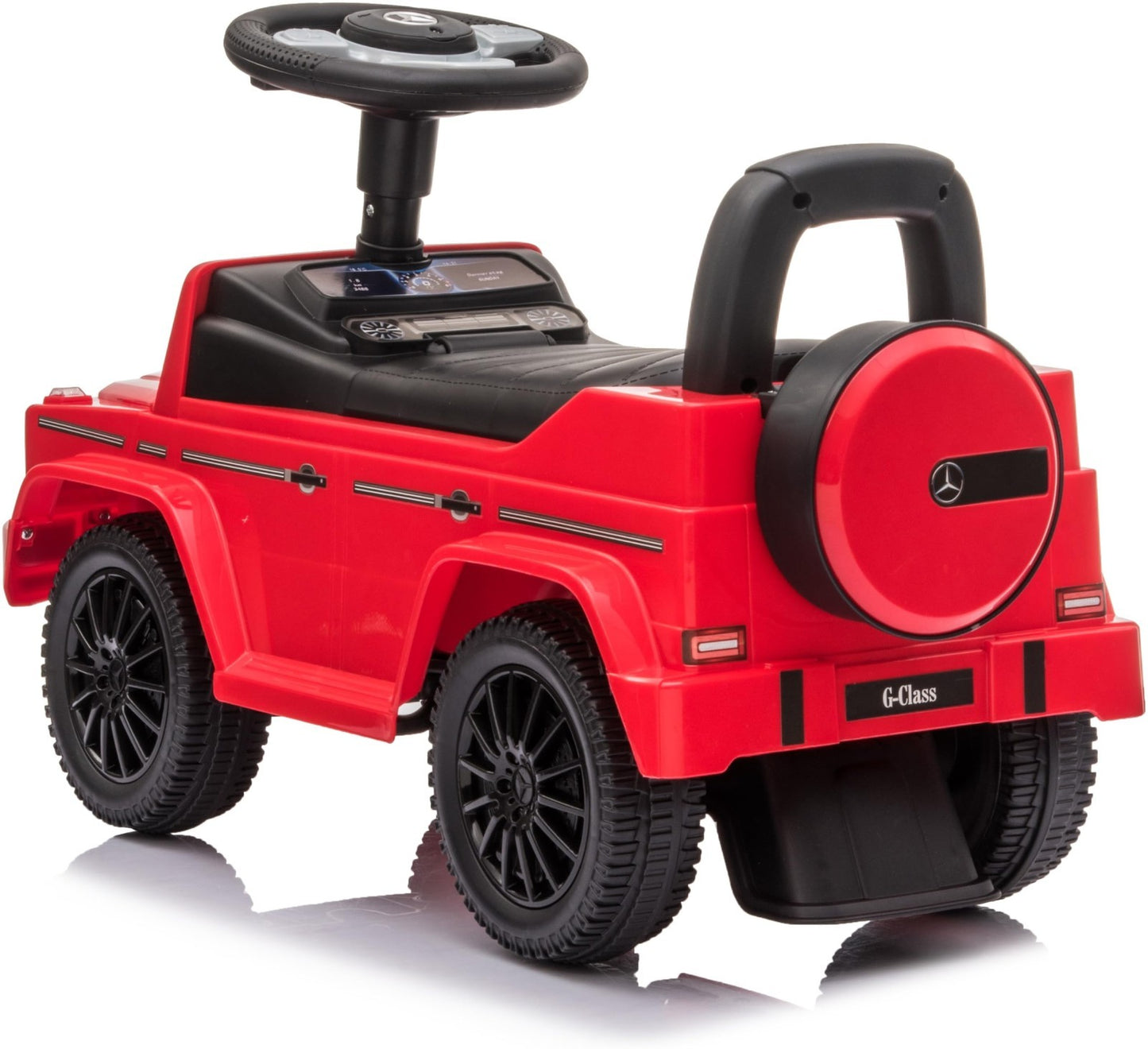 Red Mercedes G-Wagon Ride-On Car for Kids, Push Car with Realistic Features3