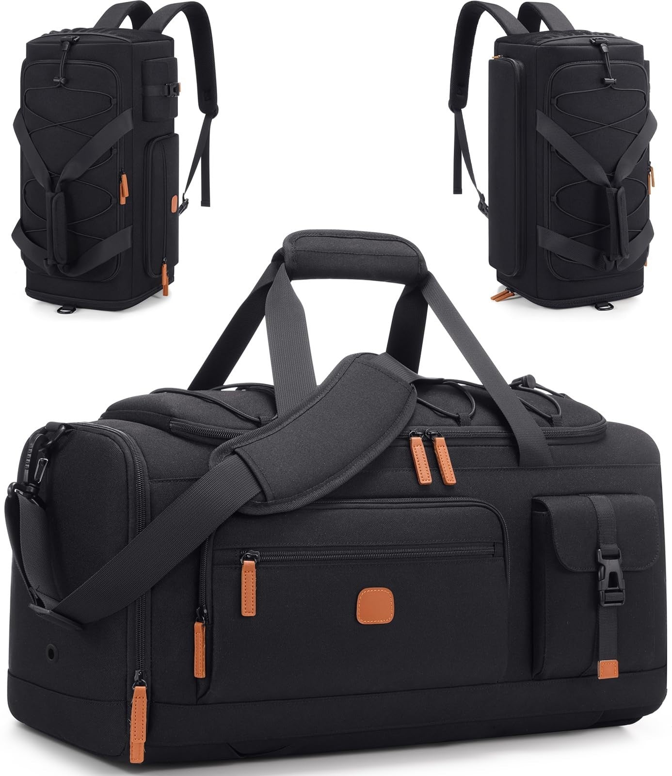 Versatile 3-in-1 Gym Bag with Shoe & Laptop Compartment - Anti-Theft Duffle Back1