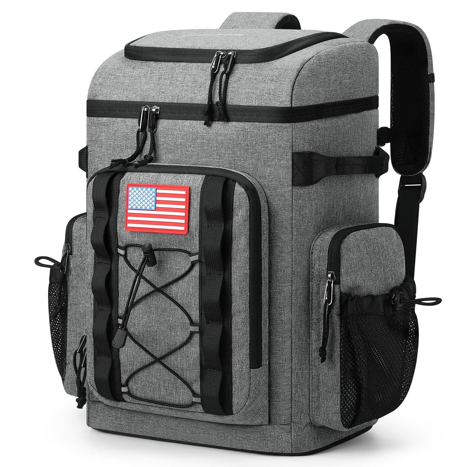 Insulated Backpack Cooler - 35/50 Can, Leakproof Soft Bag, Keeps Food Cold 16H,1