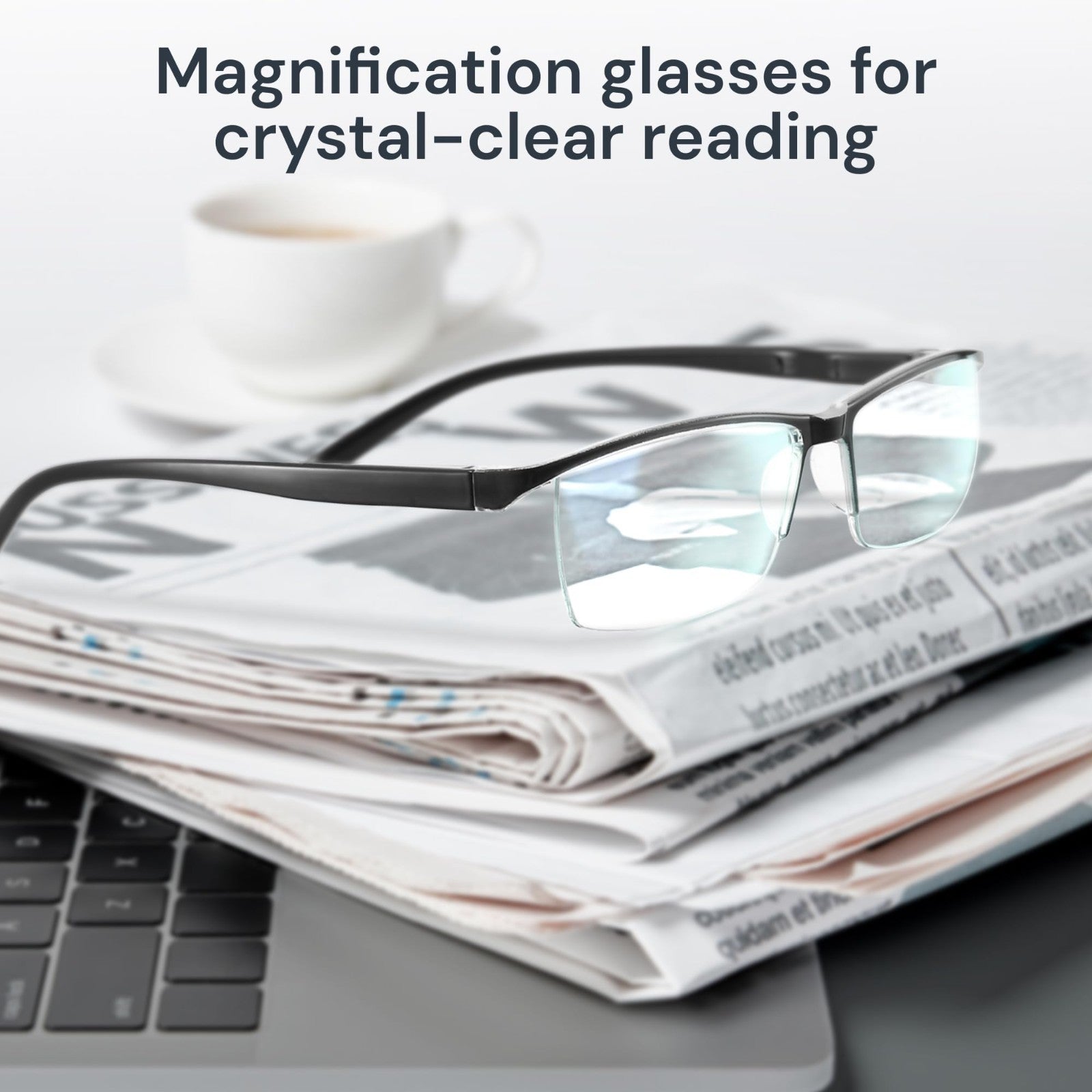 Durable Blue Light Filtering Reading Glasses for Men - Comfortable TR90 Frames2
