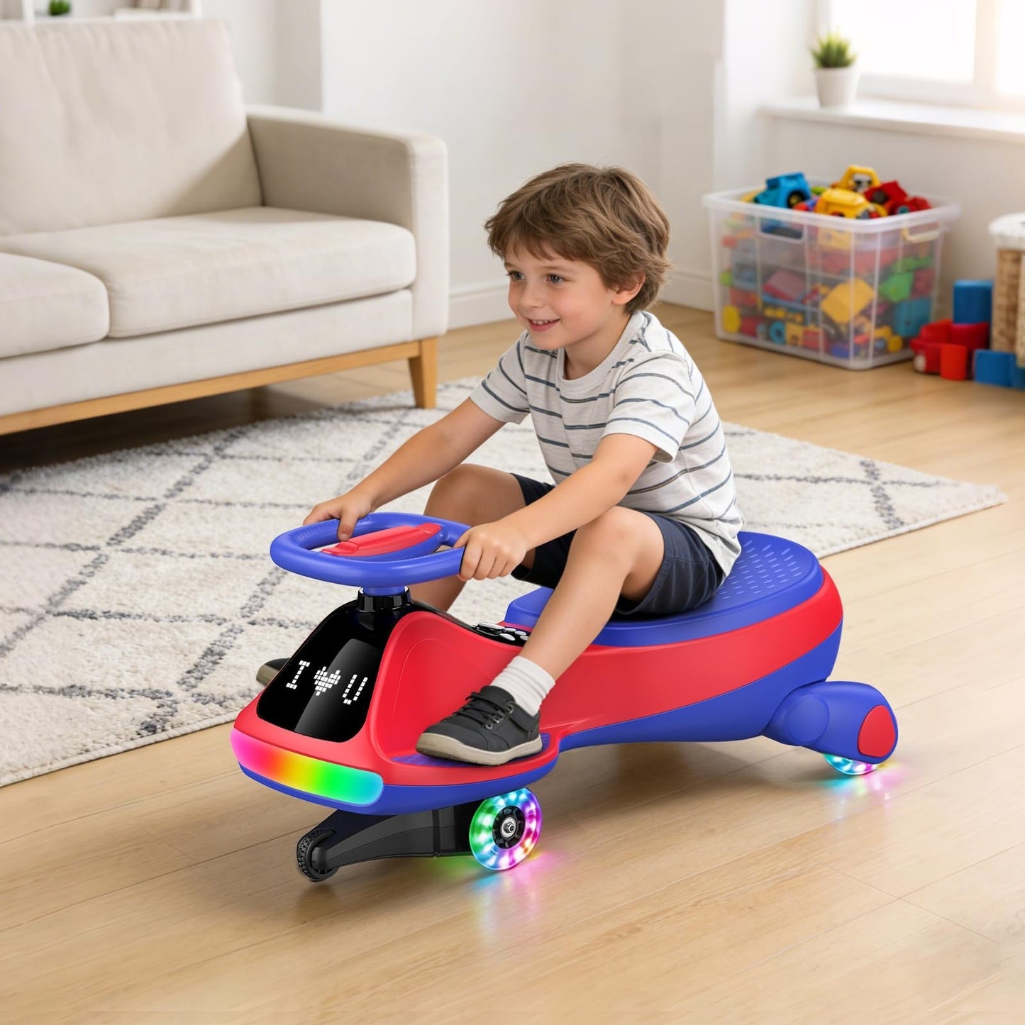 12V Electric Wiggle Car for Kids - Fun Ride-On Toy, Birthday Gift for Ages 3+2