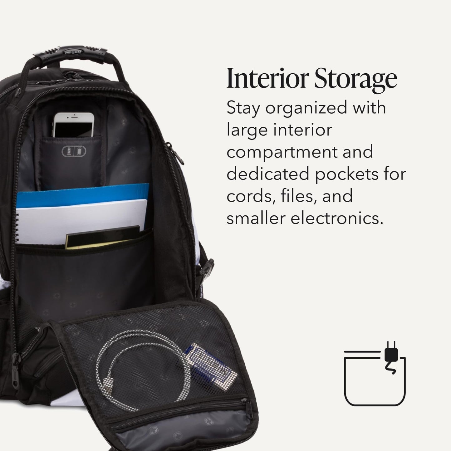 17 Inch Laptop Backpack, TSA Friendly Lay Flat Design, RFID Protection, Tablet P5