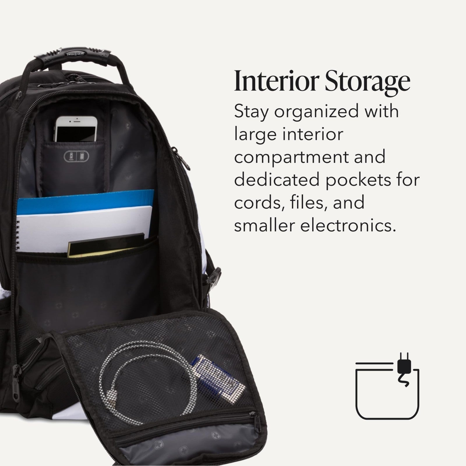 17 Inch Laptop Backpack, TSA Friendly Lay Flat Design, RFID Protection, Tablet P5