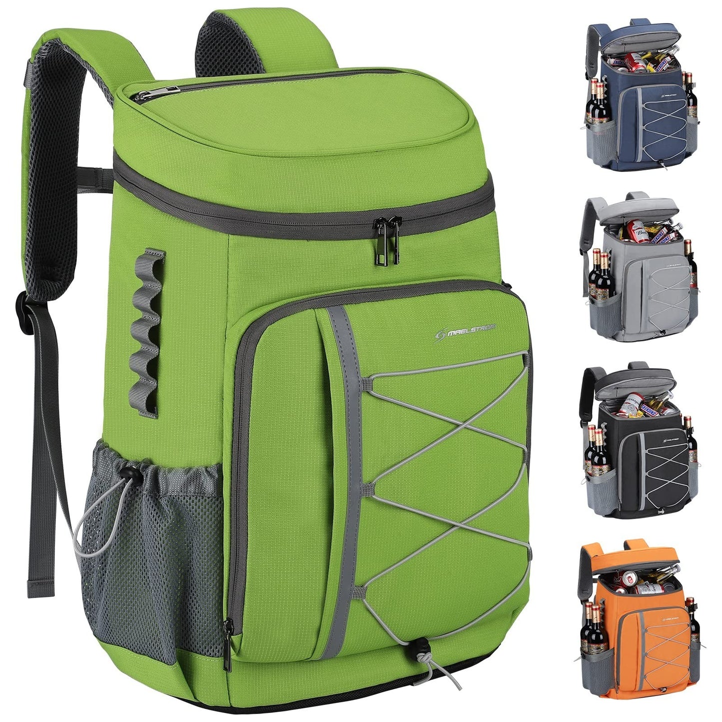 Insulated Soft Cooler Backpack - 35/50 Can Capacity for Camping, Hiking & Beach1