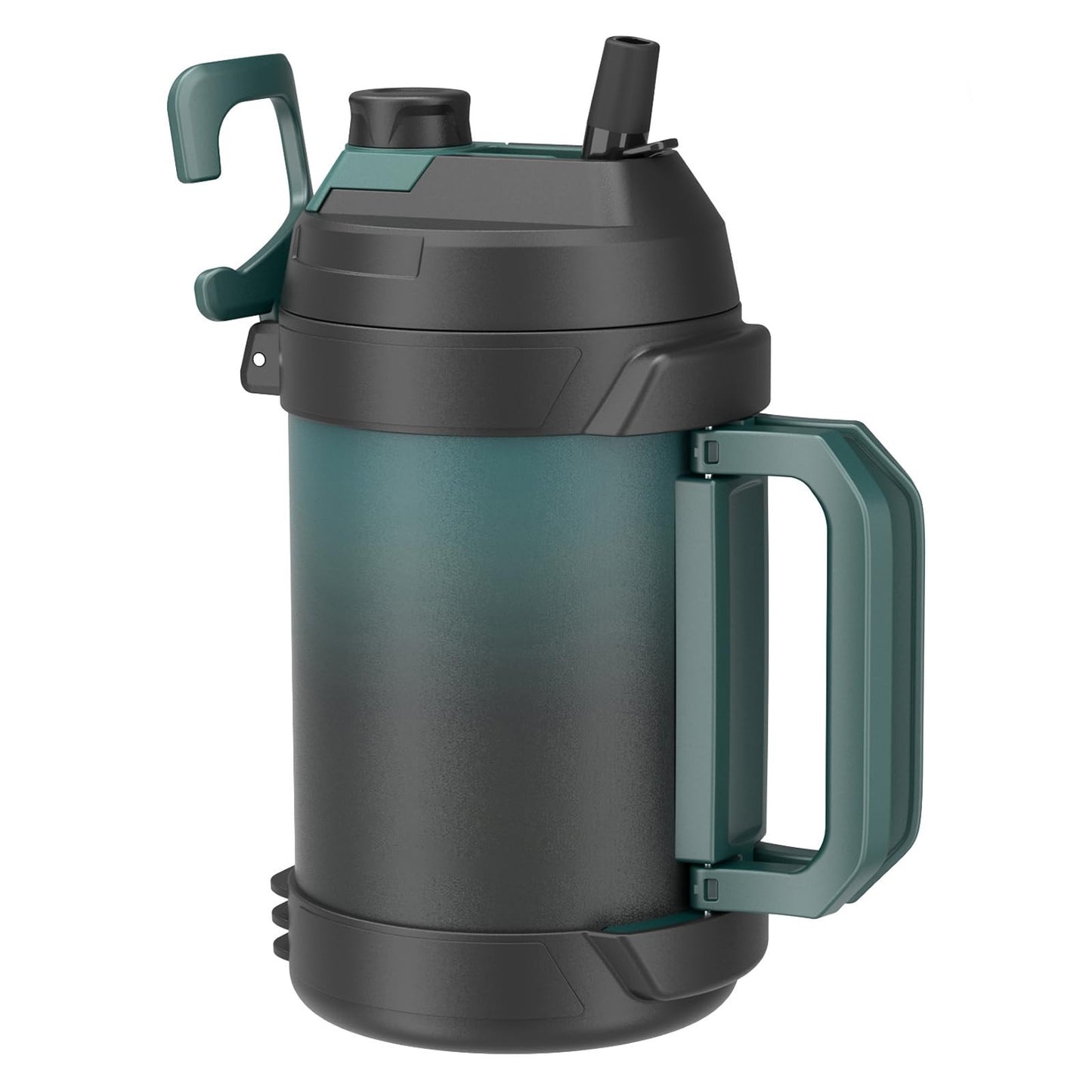 1 Gallon Insulated Water Jug with Straw - 128 oz Stainless Steel Sport Bottle fo1