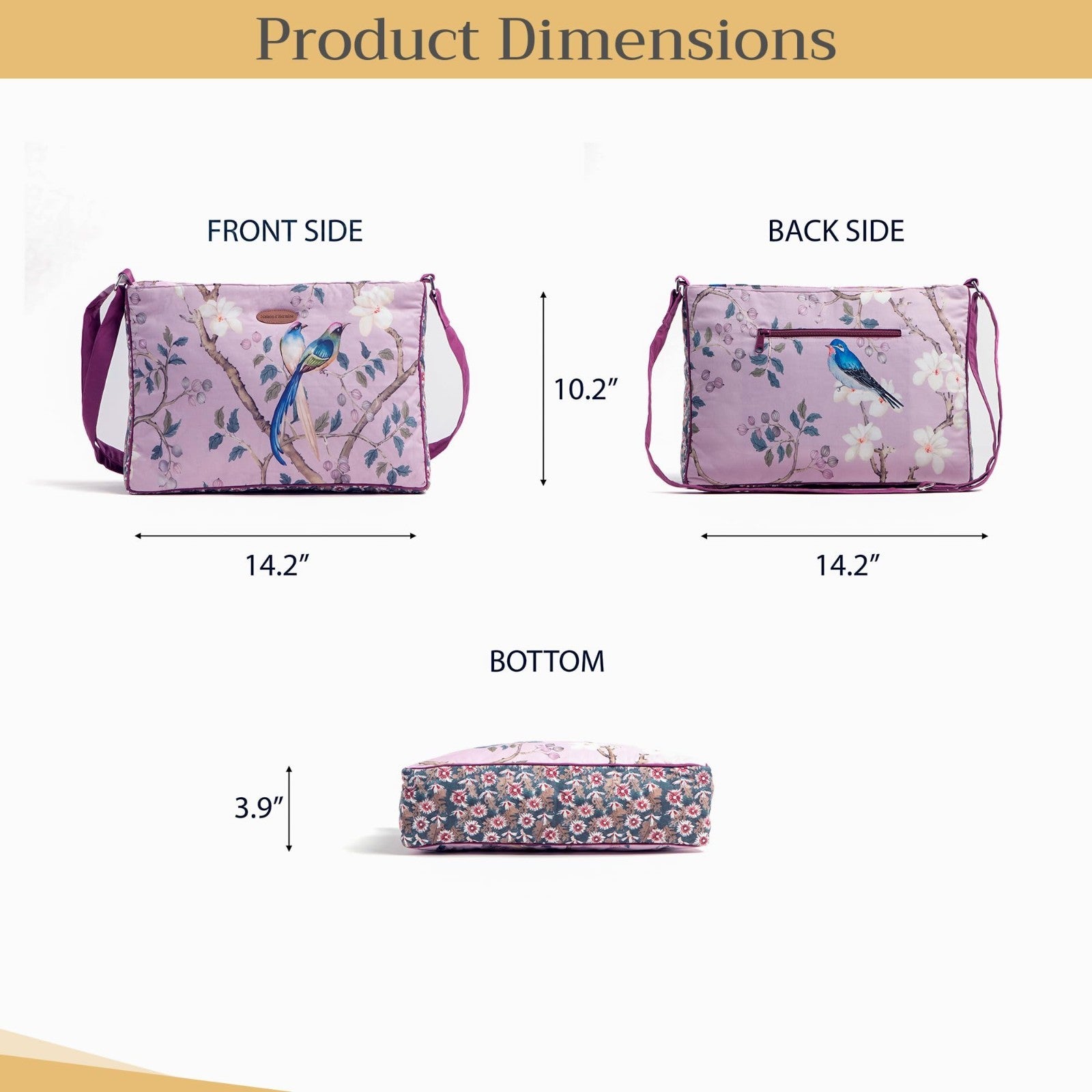 Stylish Cotton Shoulder Bag for Women - Versatile Handbag, Everyday Use, Fashion4