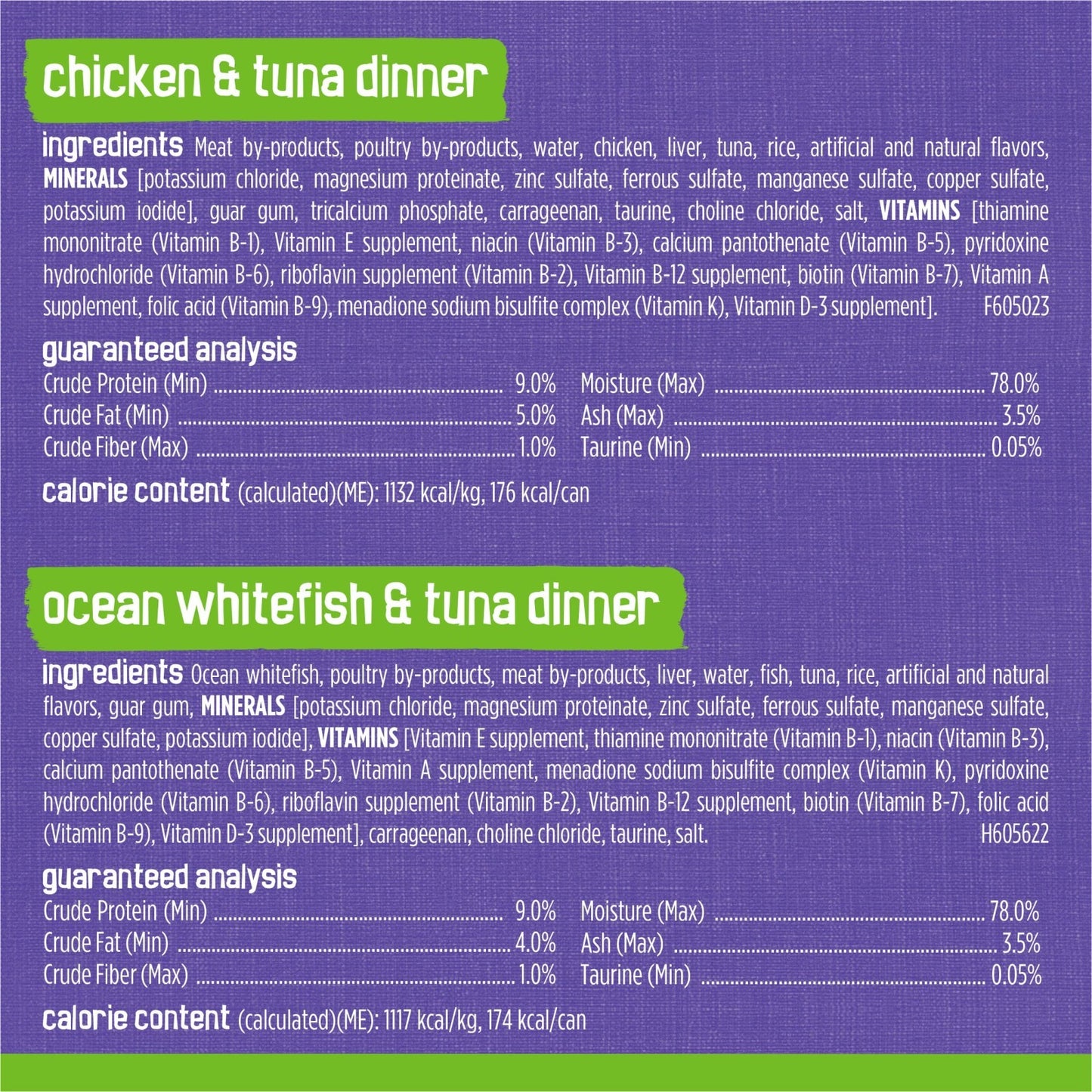Seafood & Chicken Pate Wet Cat Food Variety Pack   5.5 oz Cans, 80 Count7