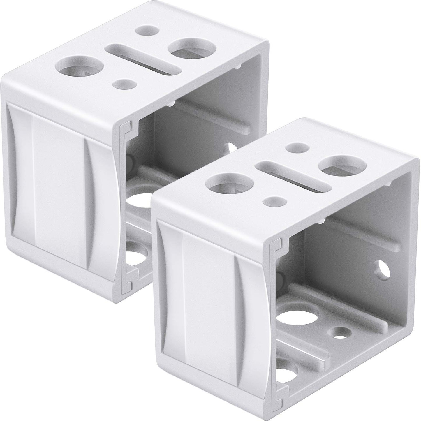 2 Pcs 1" Mini Blind Bracket Replacement - Plastic Headrail Mounting Hardware for1