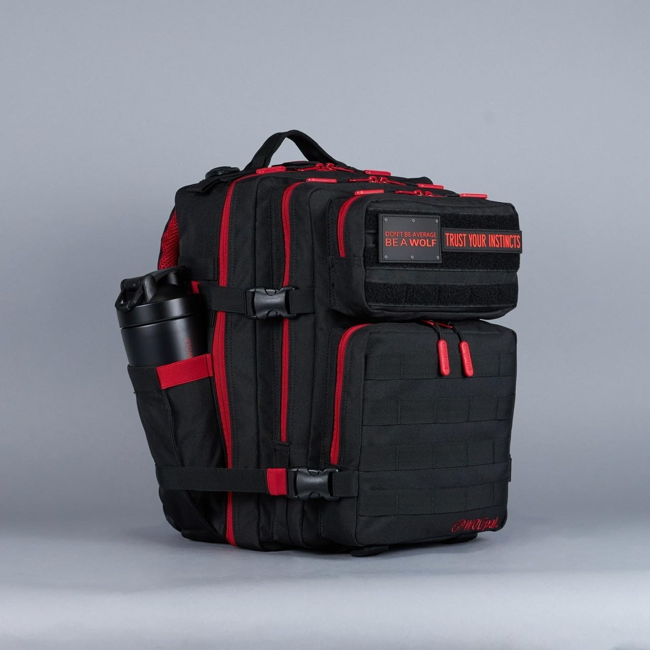 Durable 35L Waterproof Gym Backpack   MOLLE Webbing, Laptop Pocket, 1000D Oxford10