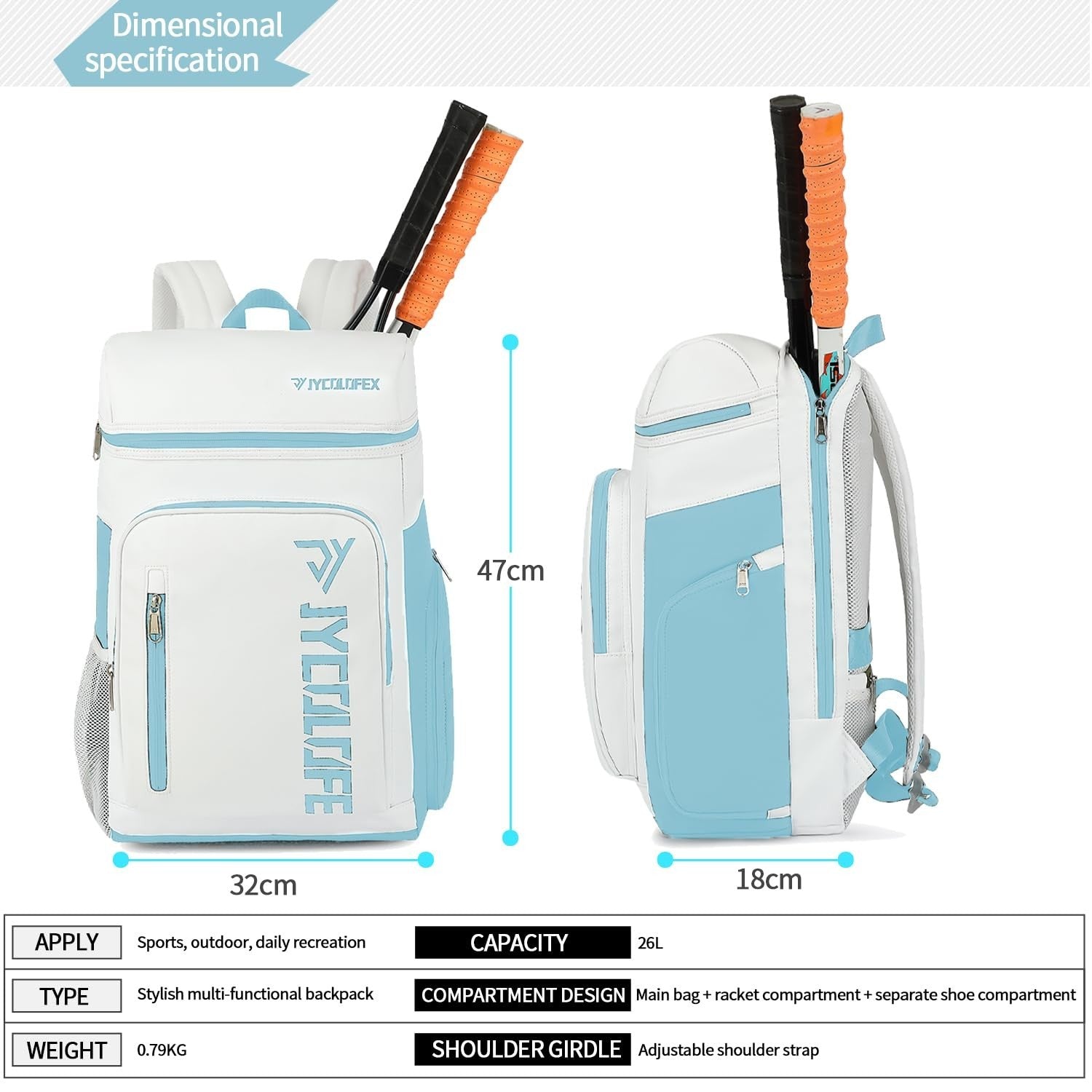 Waterproof Gym Duffel Backpack with Shoe Compartment, 4 Carry Methods, Sports &2