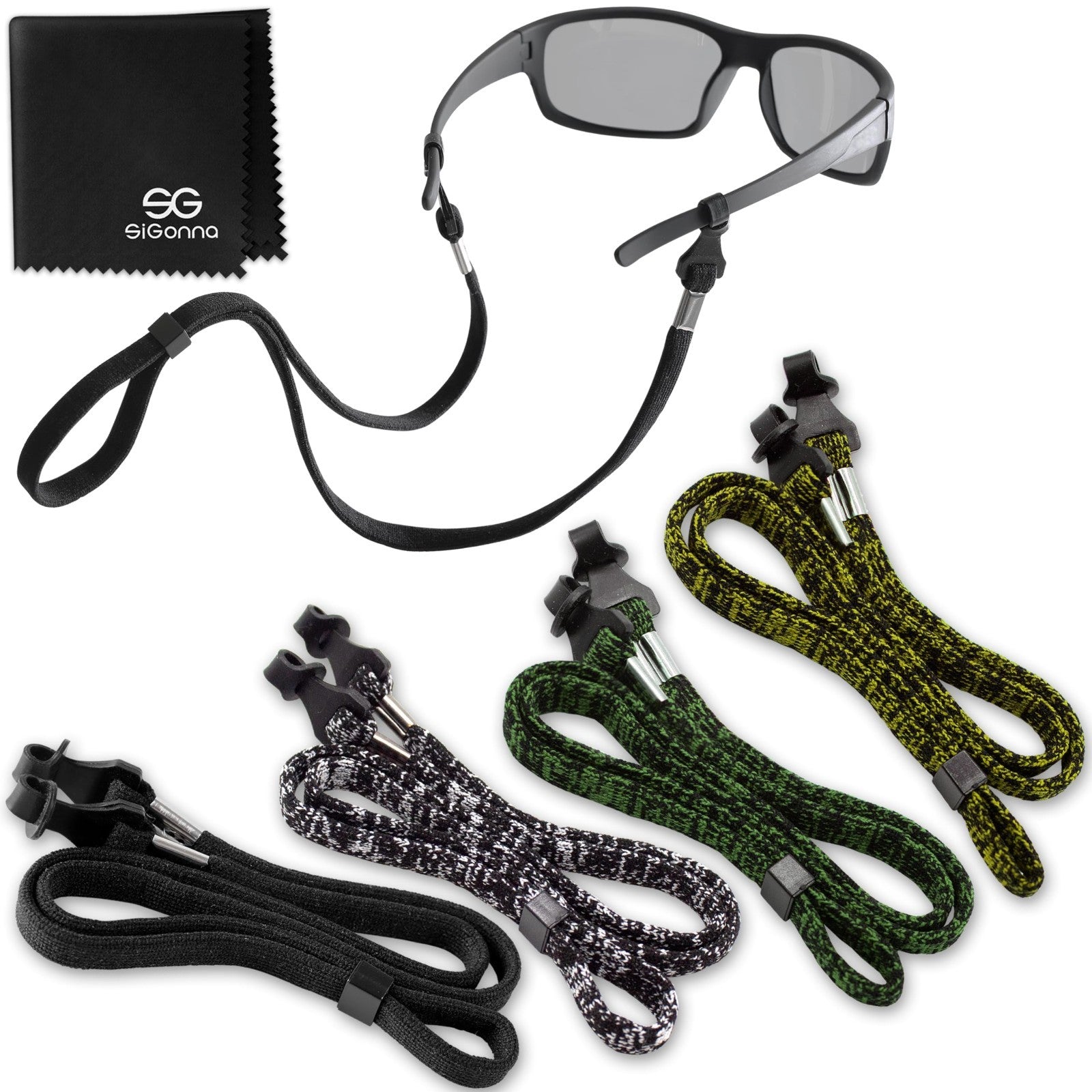 Eyeglass Holder Strap - 4 Pcs Neck Lanyard Cords for Men & Women - Sunglasses Ch1