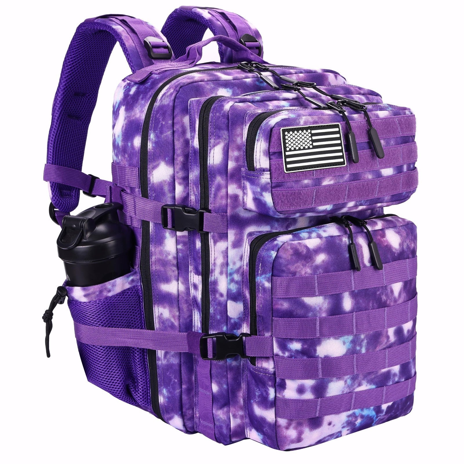 Tactical Military Backpack 45L Assault Pack Rucksack for Men & Women, Molle Syst1