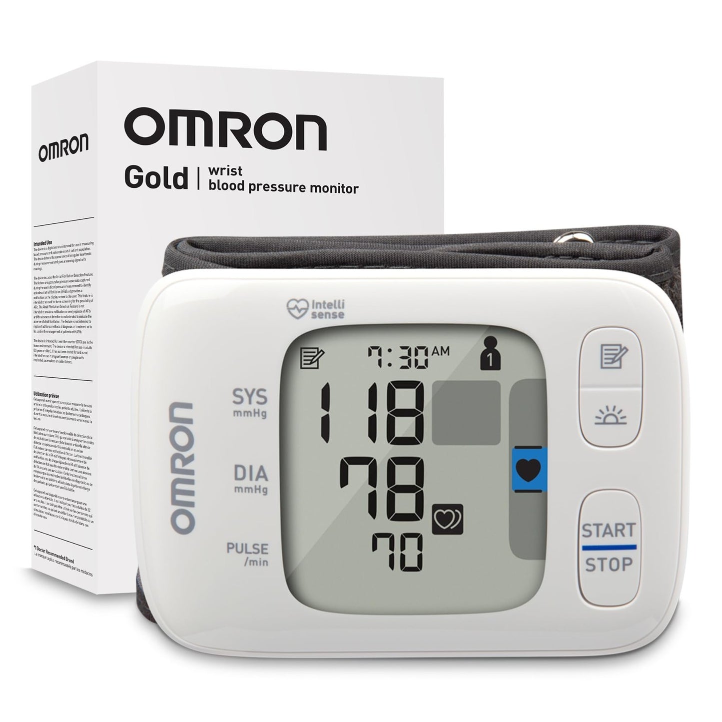 Wireless Wrist Blood Pressure Monitor   Clinically Validated, Home Use, Connect1