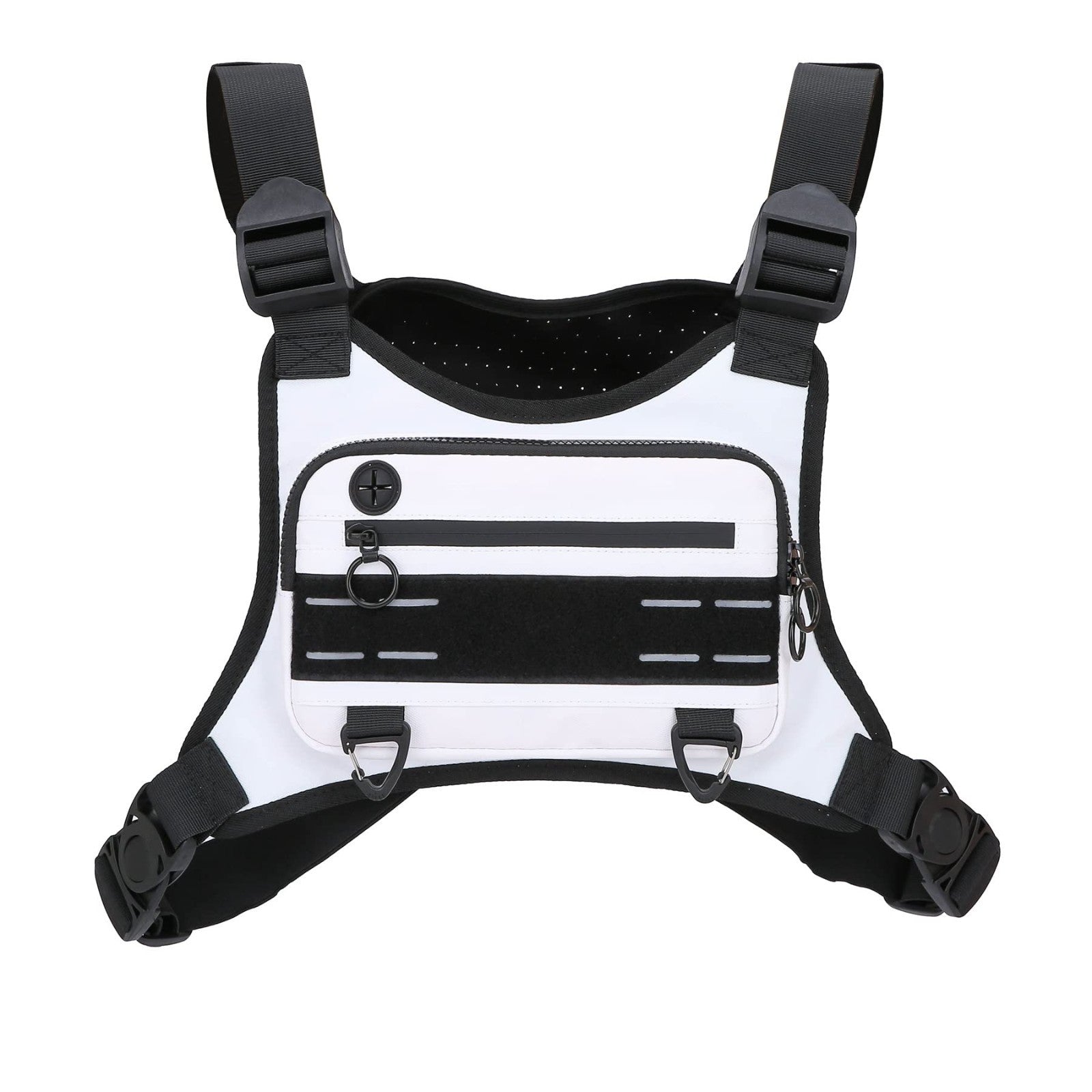 Lightweight Water-Resistant Chest Pack for Men & Women - Running Vest with Phone0