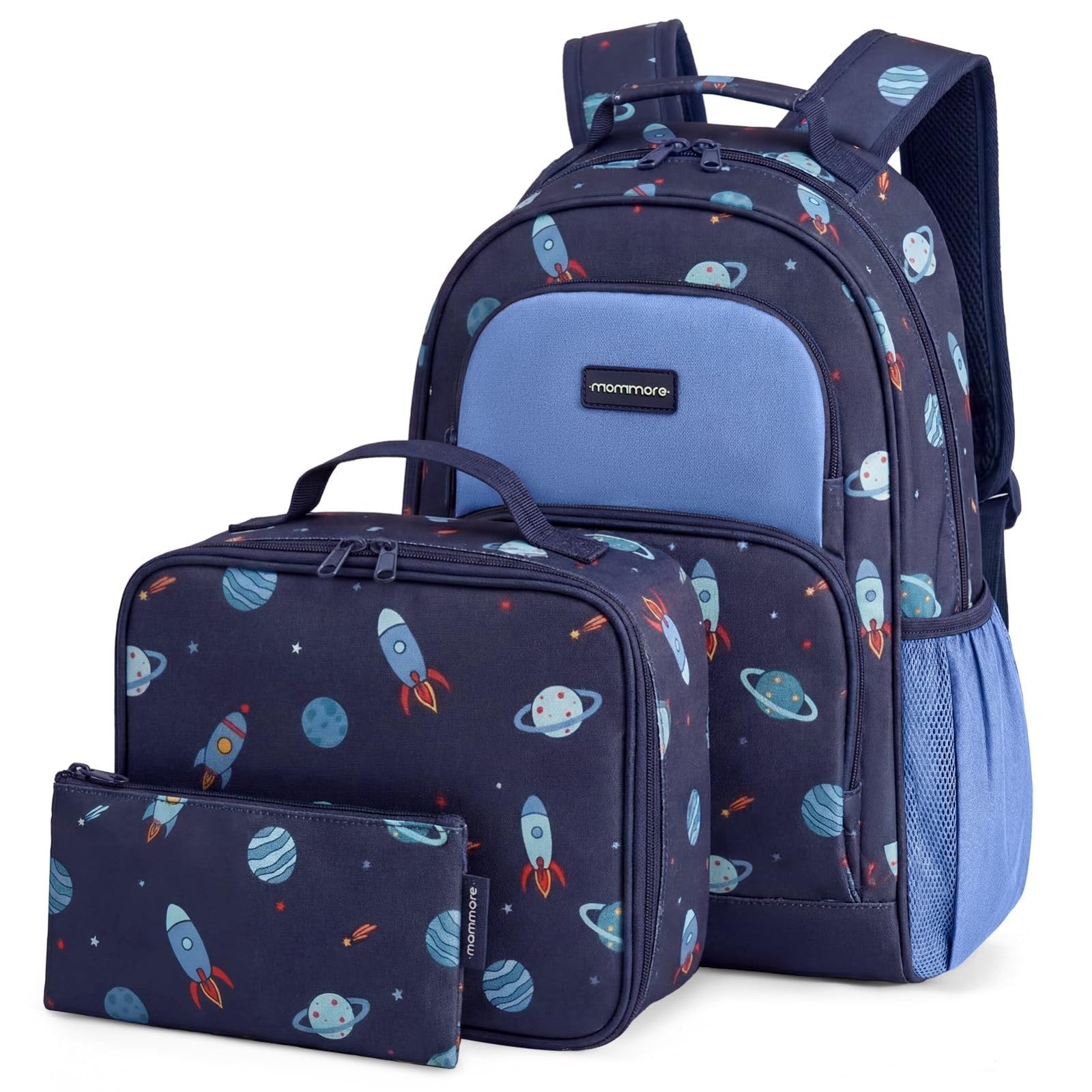 Kids Backpack Set for Kindergarten, 3-Piece School Bag with Lunch Box & Pencil C1