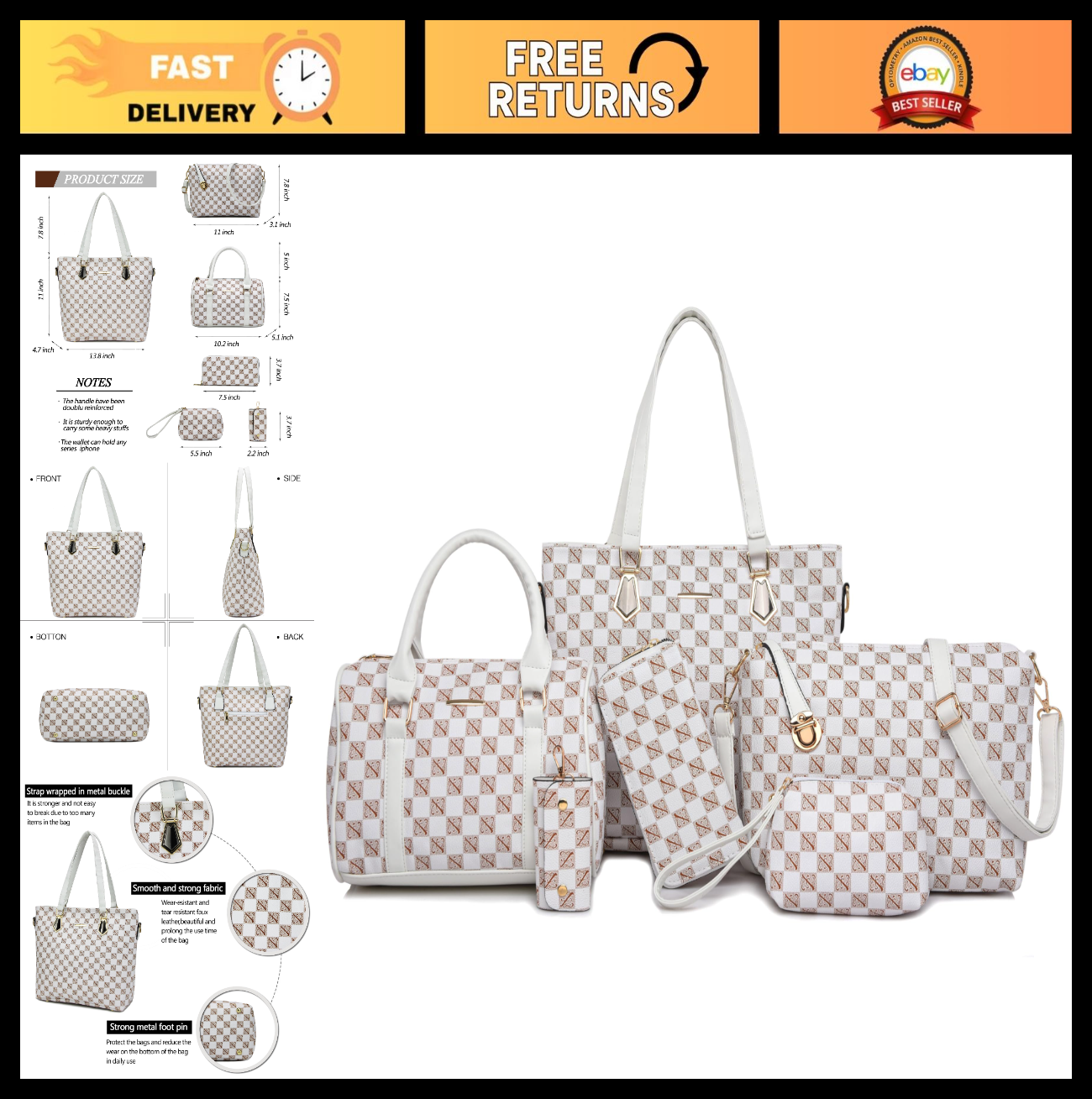 Stylish Designer Handbags for Women - Satchel, Shoulder Tote, Top Handle Bag0