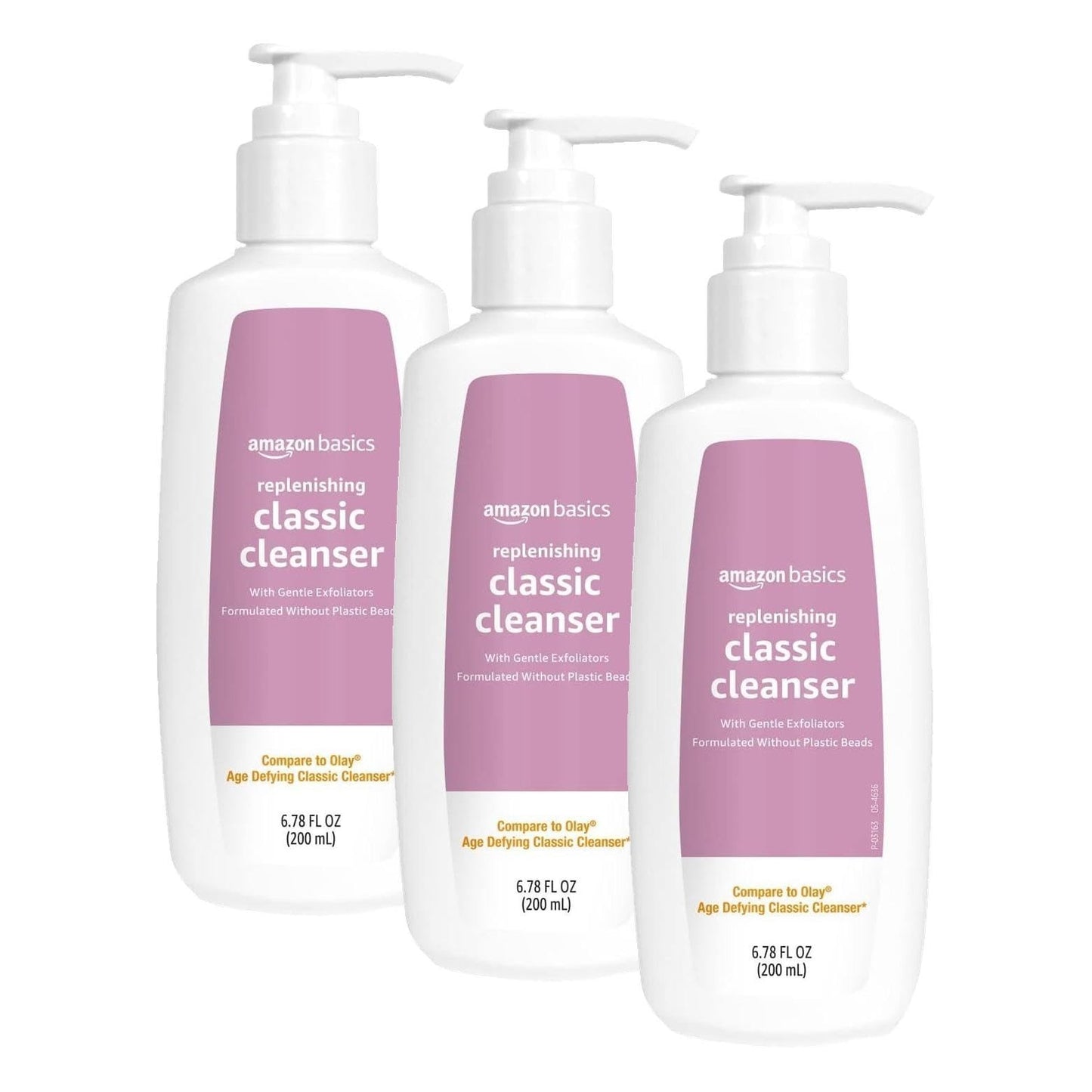 Gentle Exfoliating Face Wash - Daily Replenishing Cleanser, Refreshing, 3 Pack 61