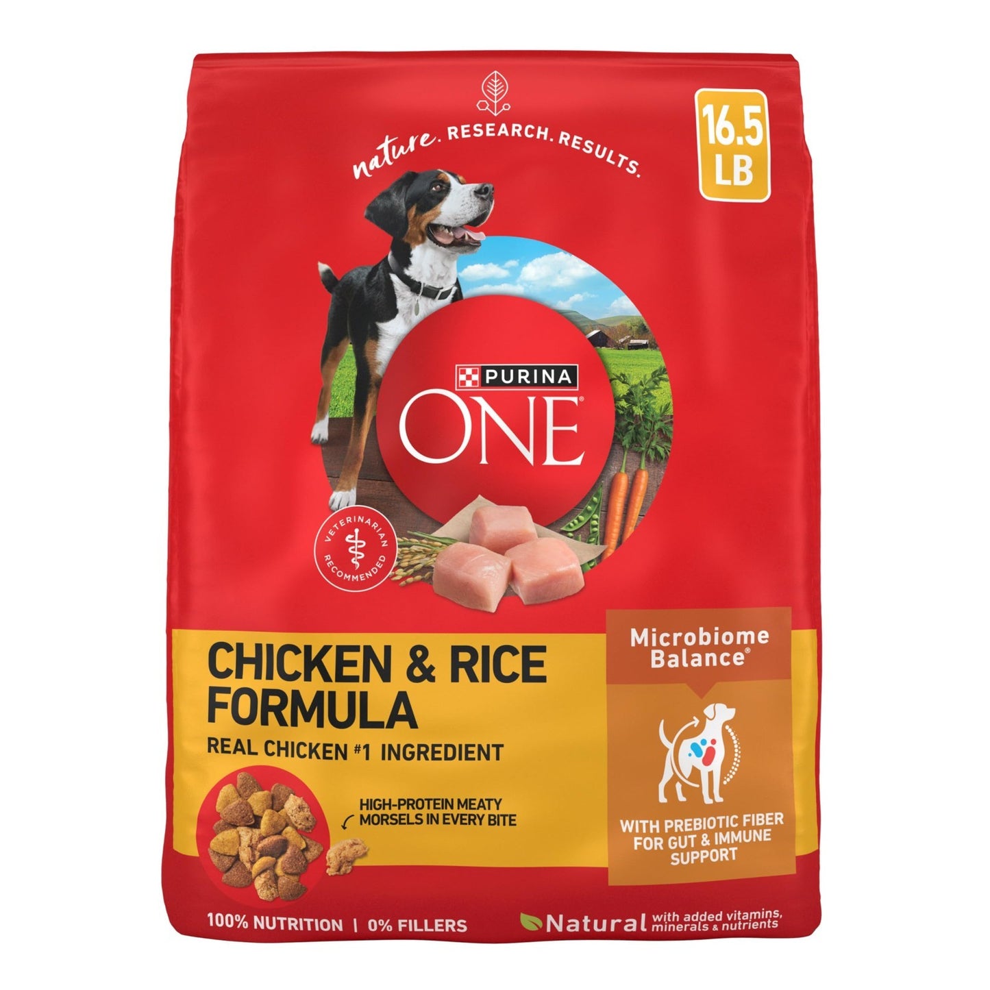 High Protein Chicken & Rice Dry Dog Food, 16.5 lb Bag, Healthy Nutrition for Dog1