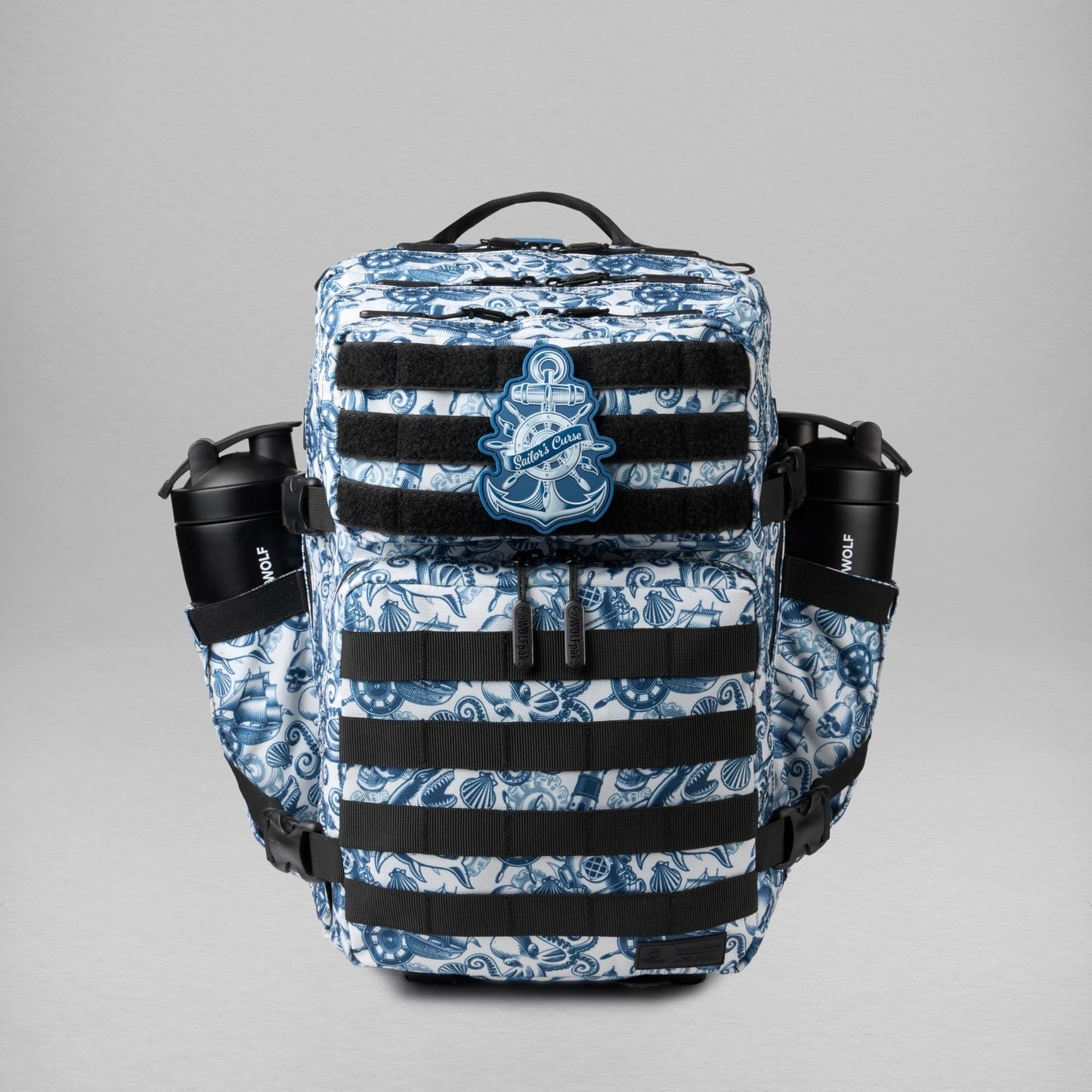 Durable 35L Waterproof Gym Backpack, MOLLE Webbing, Laptop Pocket, Athletic Gear0