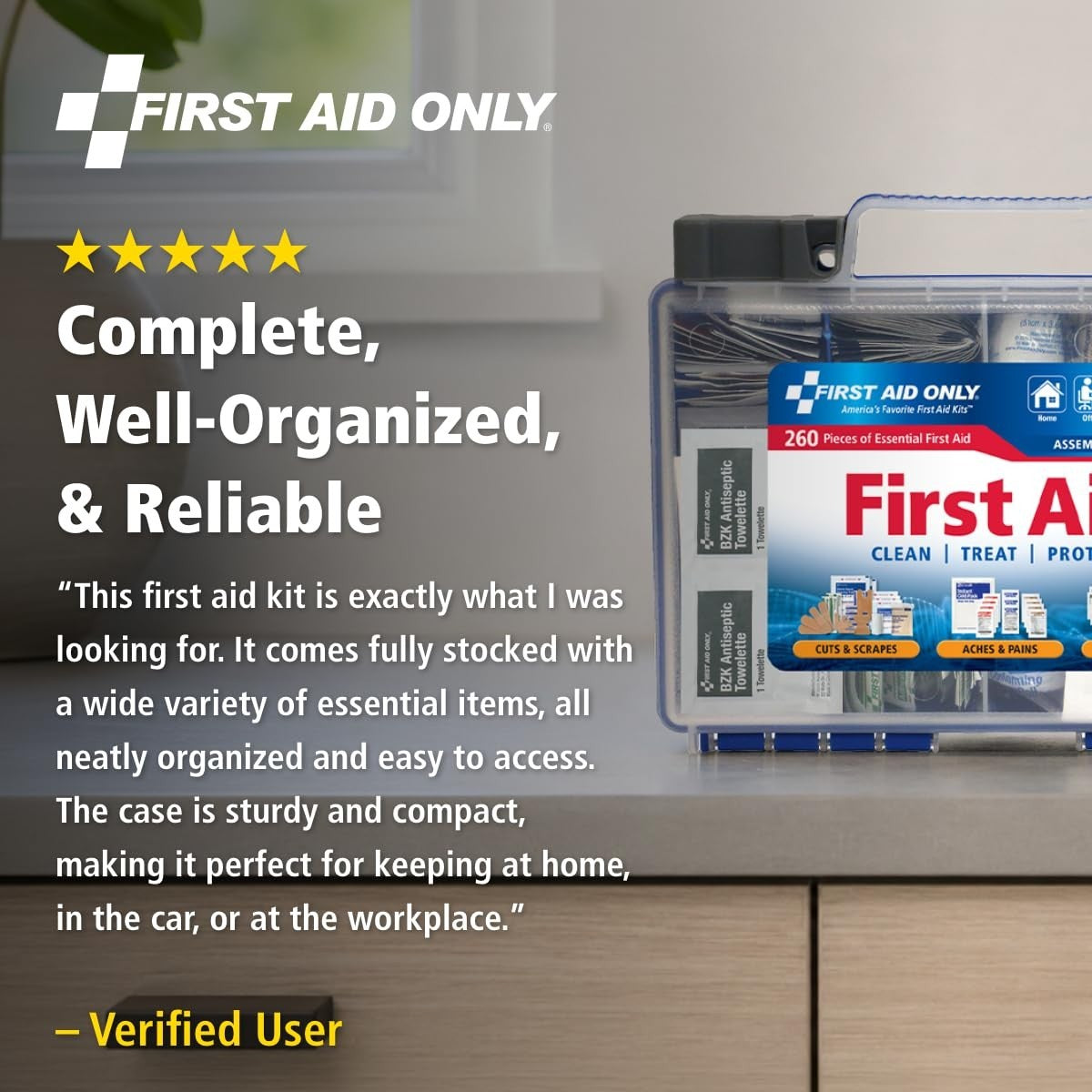All Purpose 50 Person First Aid Kit   OSHA Compliant Emergency Supplies for Home8