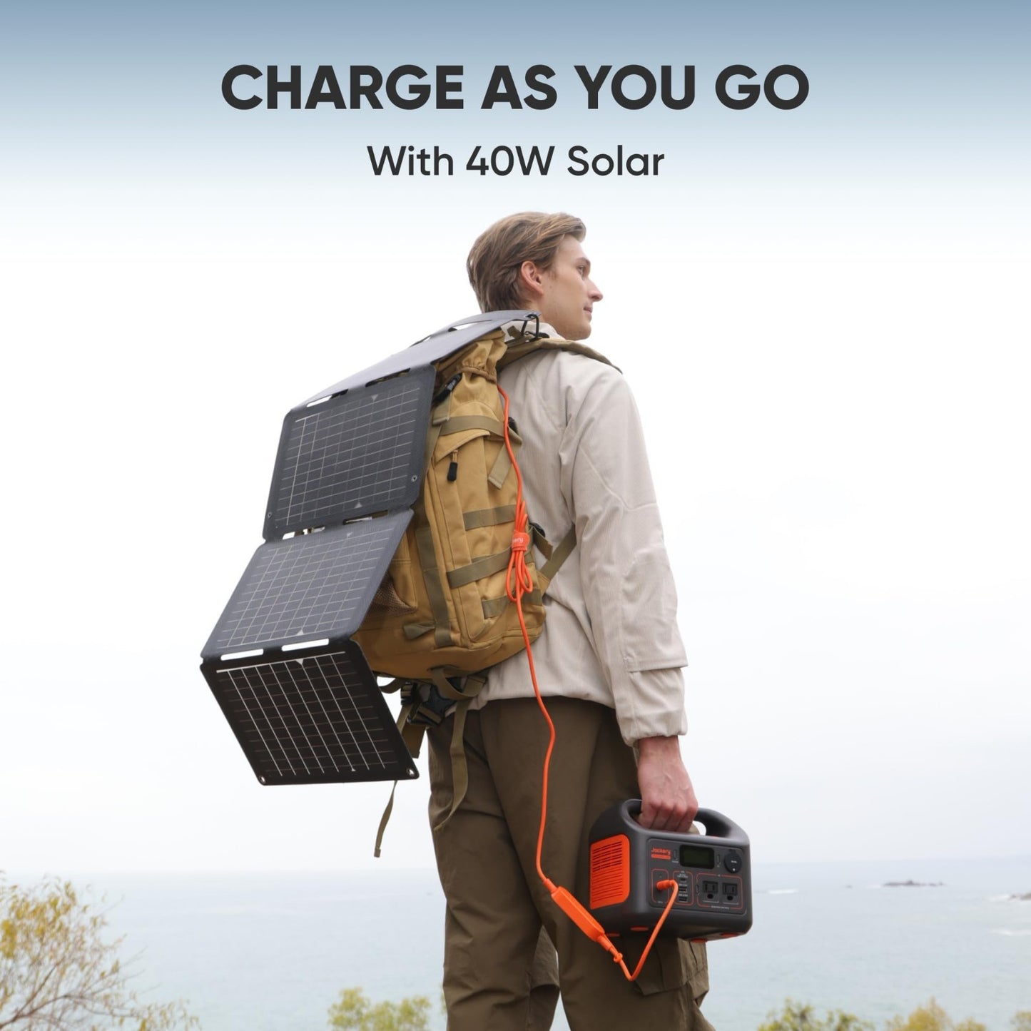 Portable Power Station 292Wh, LiFePO4 Battery Solar Generator for Camping, Trave5
