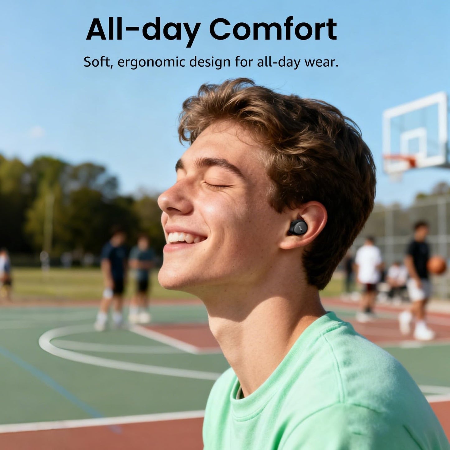 Wireless Earbuds Bluetooth 5.3, IPX5 Waterproof, AI Call Mics, Premium Sound, Ch6