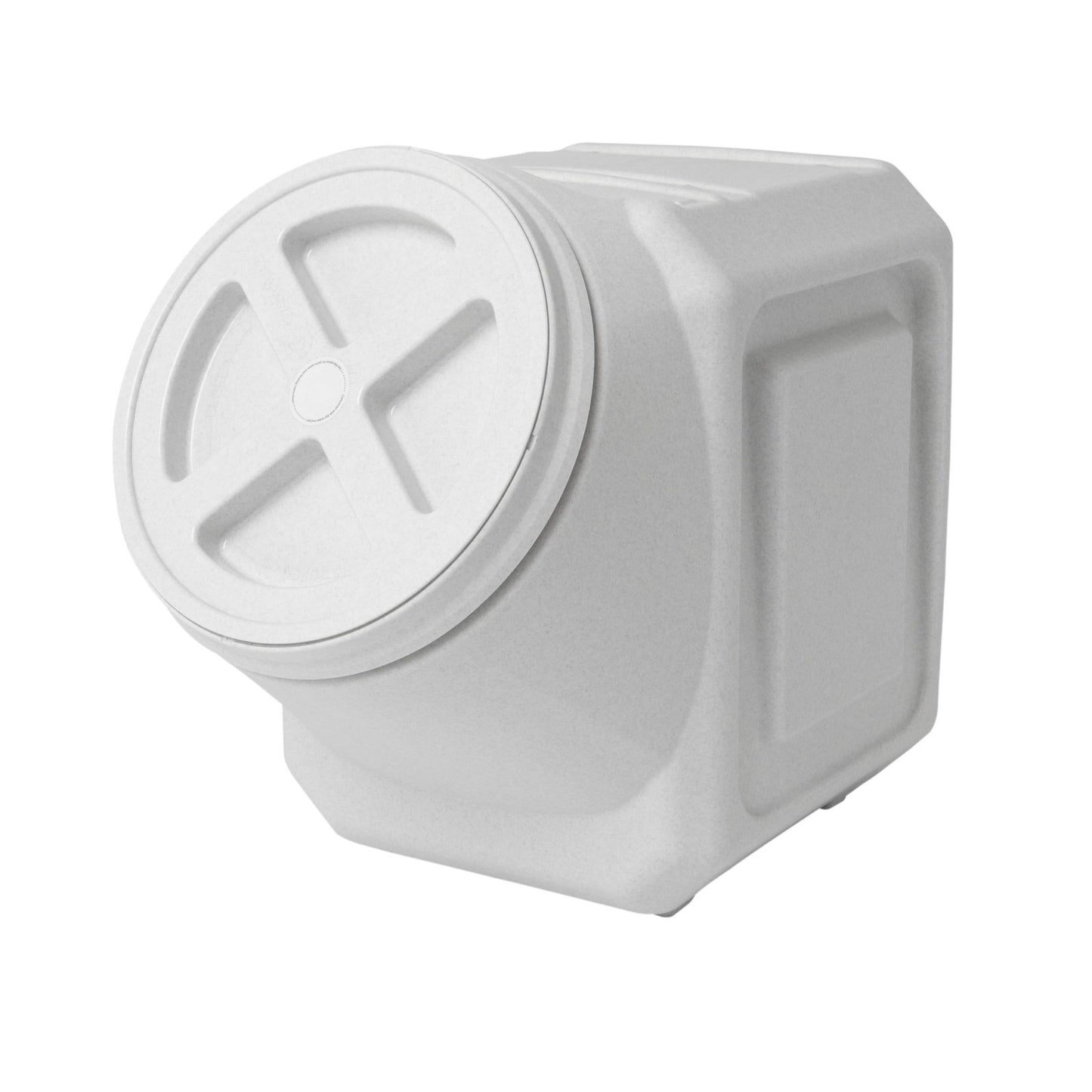 Pet Food Storage Container with Scoop, 60lbs Capacity, Gray, Dog & Cat Supplies3