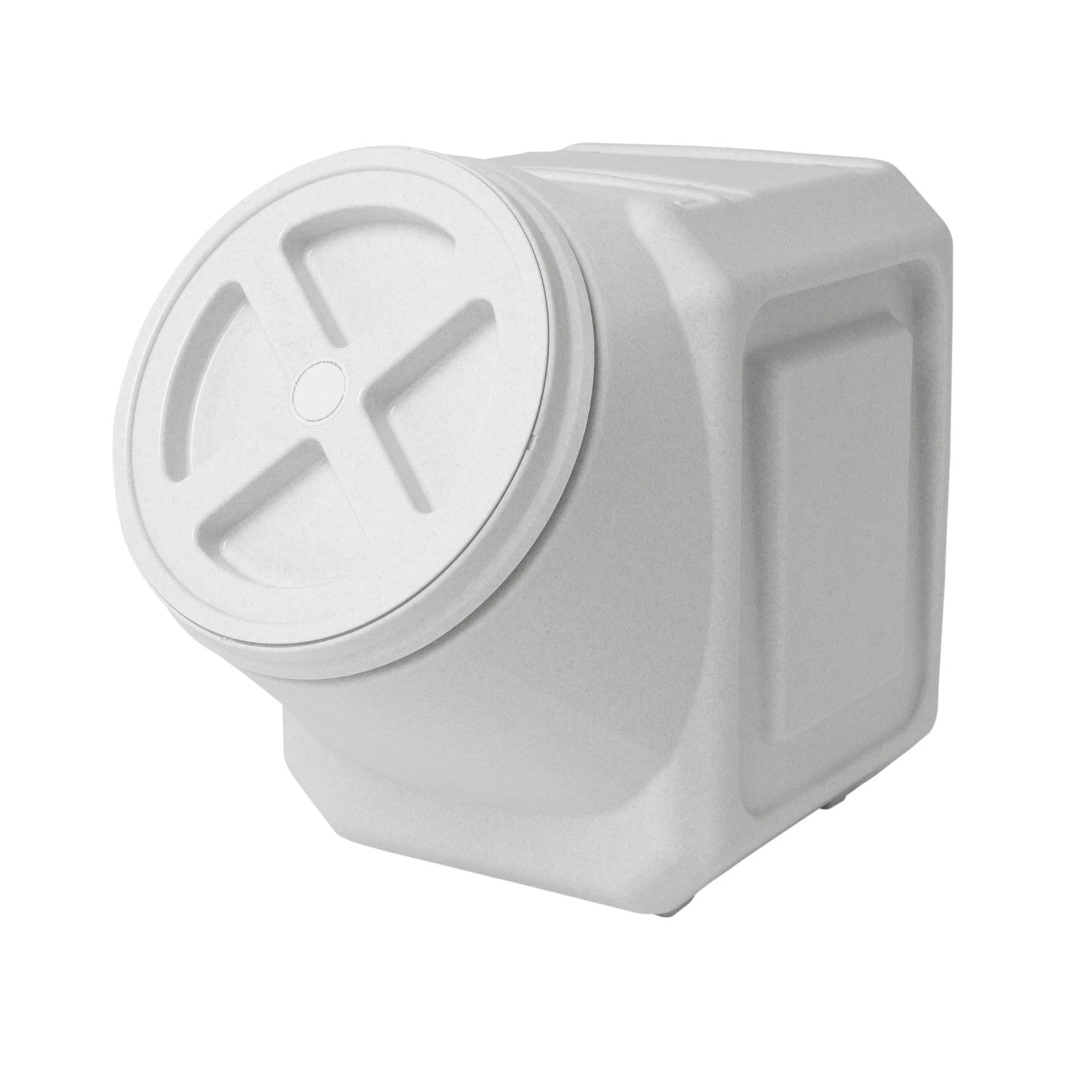 Pet Food Storage Container with Scoop, 60lbs Capacity, Gray, Dog & Cat Supplies3