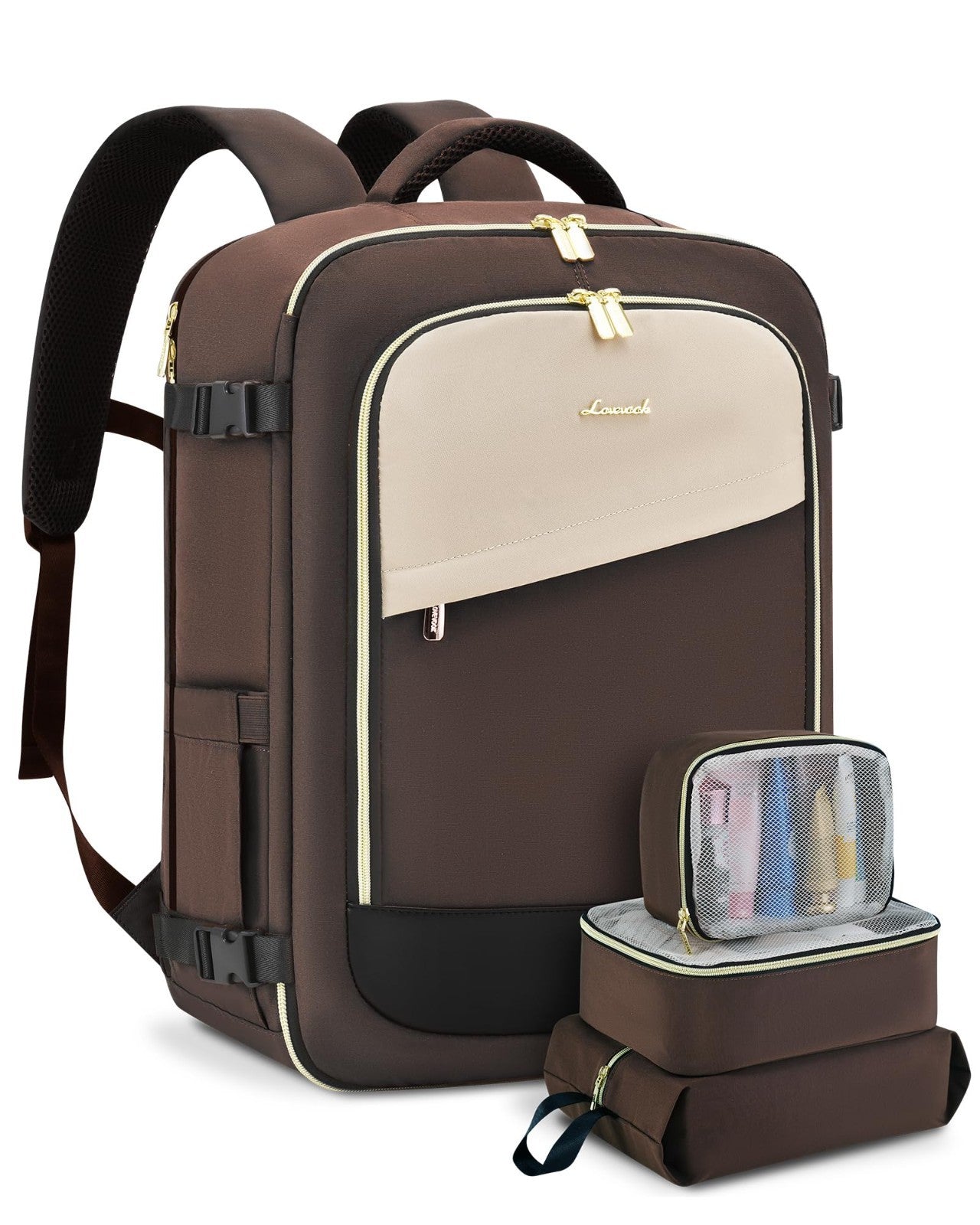 40L Travel Backpack for Women - TSA Approved Carry-On, Fits 17" Laptop, Waterpro1
