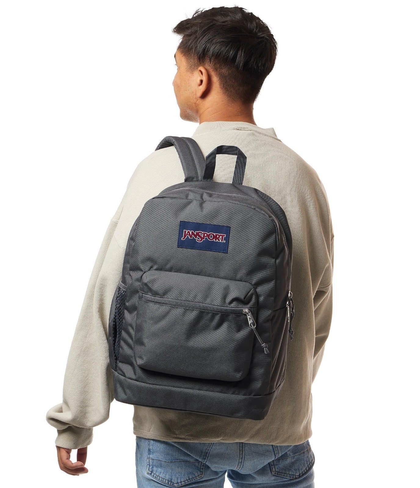 26L Color Blocked Navy Backpack, Durable School Bag, Stylish Travel Rucksack6