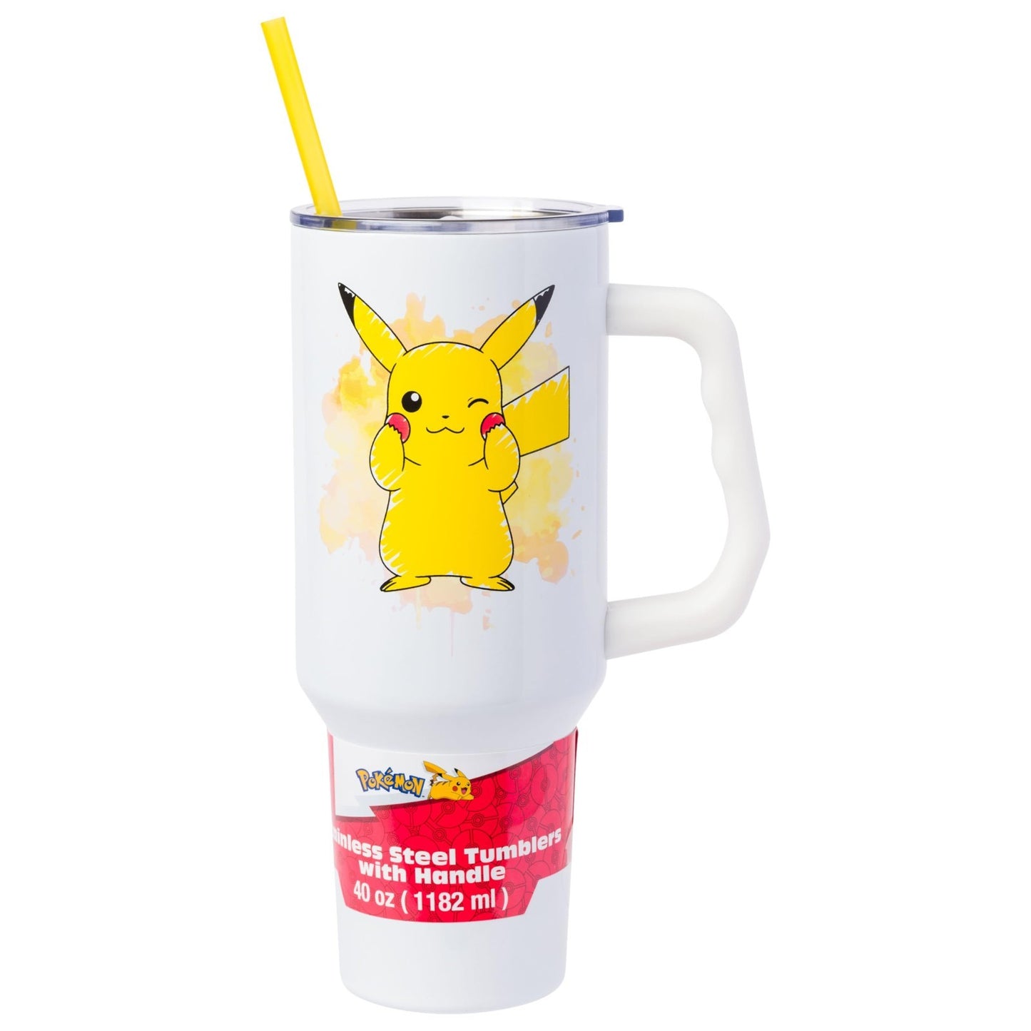 Optimized eBay Title:  "40oz Double Walled Stainless Steel Tumbler with Handle1