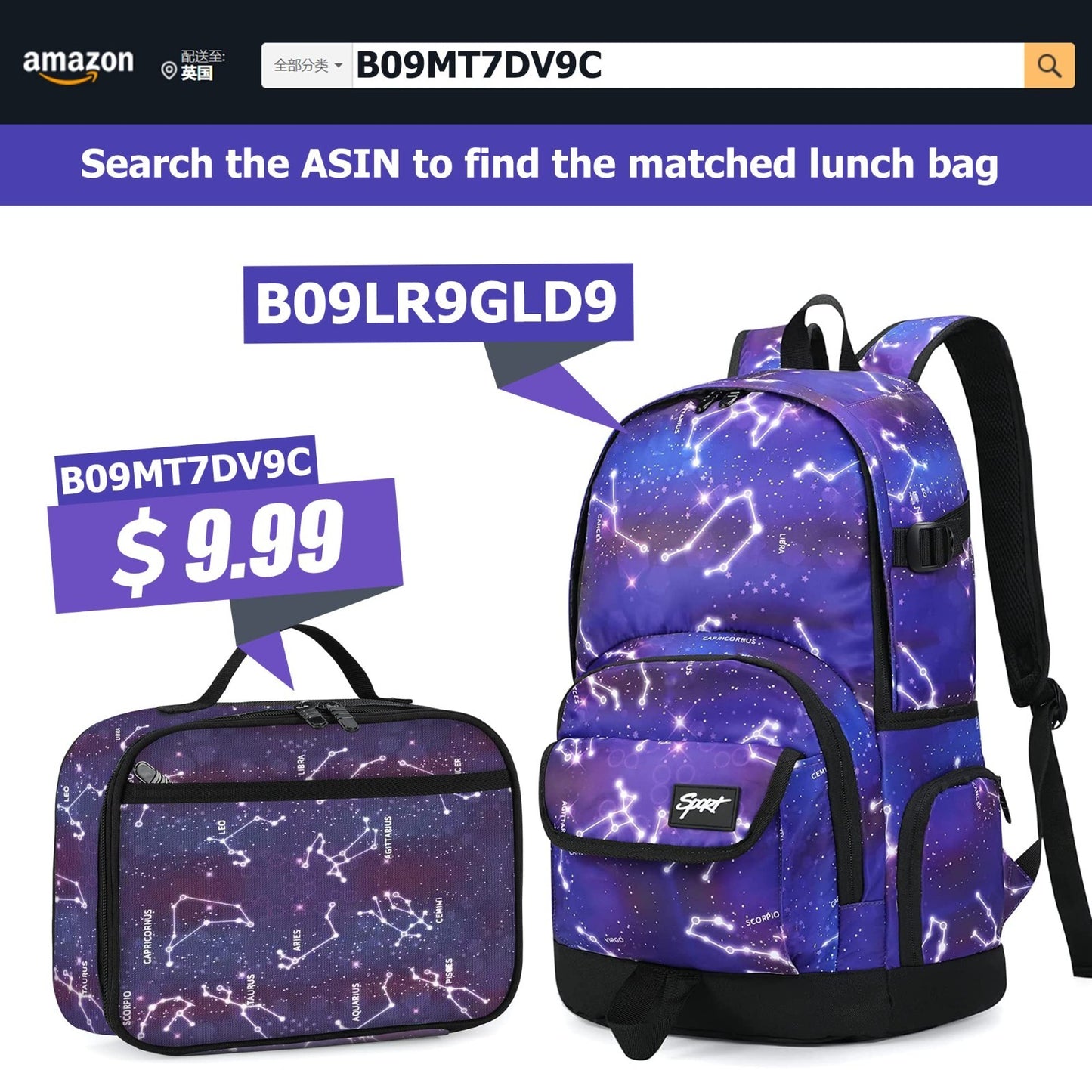 Lightweight School Backpack Travel Bag for Men & Women   College & Travel Use6