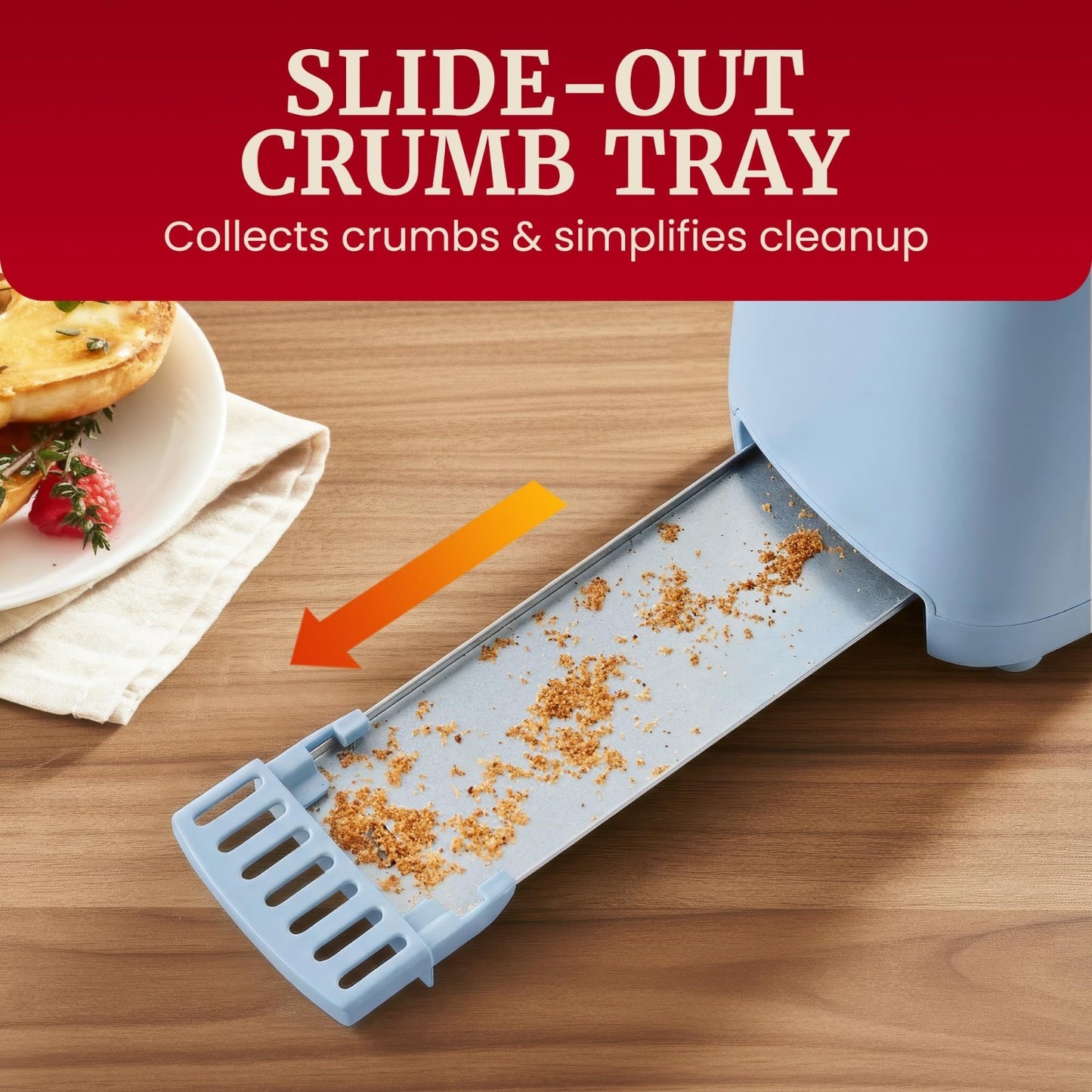 2-Slice Long Slot Toaster with Cool-Touch Body, 6 Browning Levels, Extra-Wide Sl4