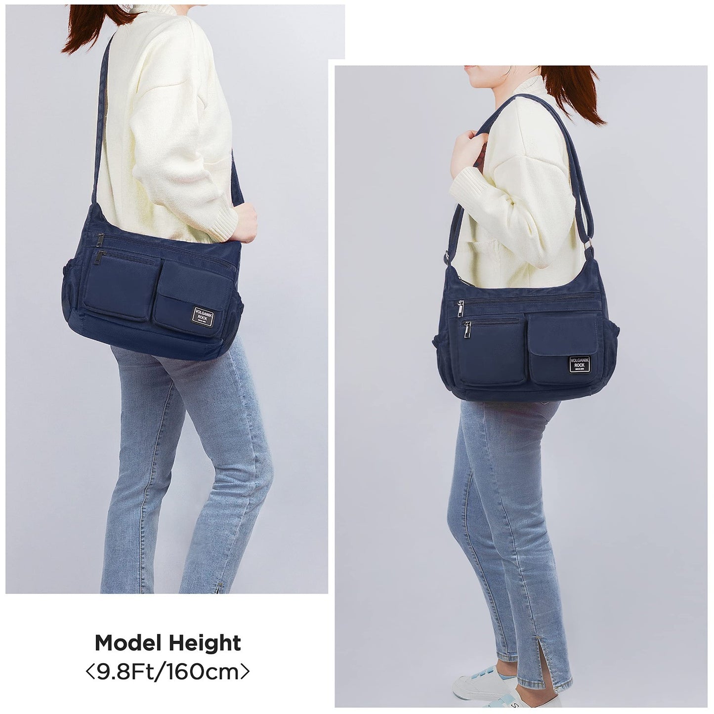 Lightweight Waterproof Crossbody Bag for Women | RFID Travel Shoulder Purse2