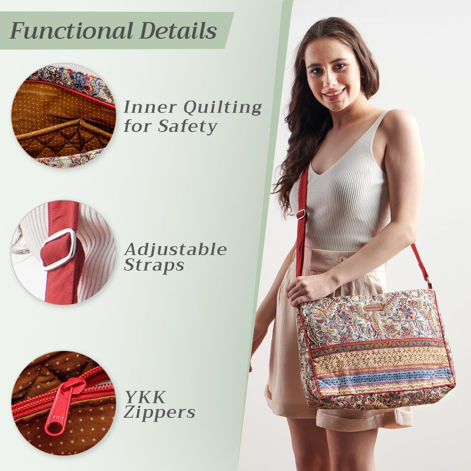 Stylish Cotton Shoulder Bags for Women   Versatile Handbags for Everyday Use2