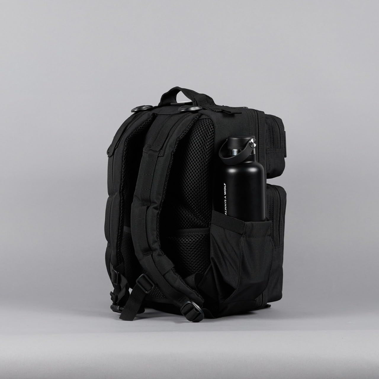 Slim Tactical Gym Backpack   Minimalist Daypack with Laptop Pocket & Cup Holders6