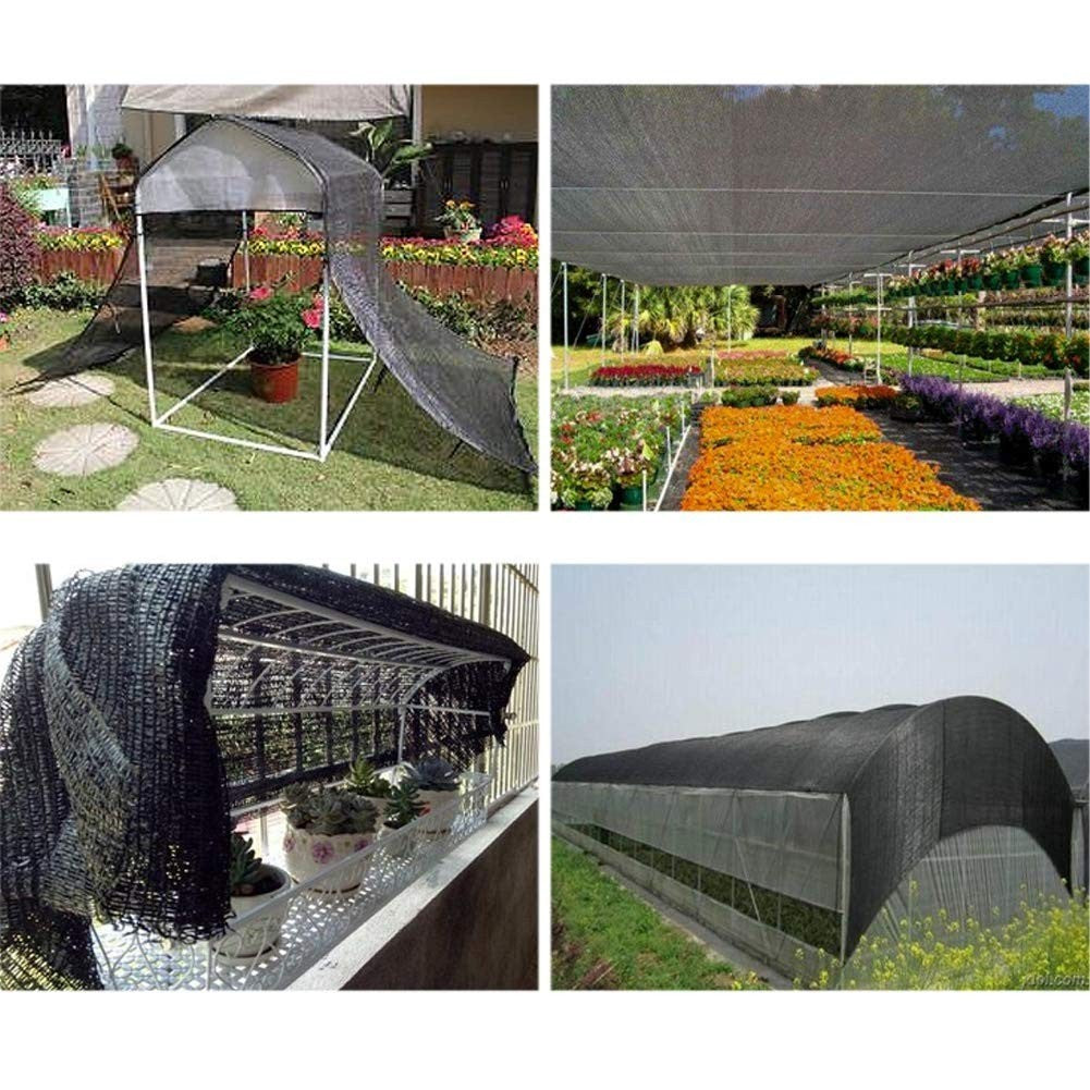 40% Black Shade Cloth 20x20 FT Durable Mesh Tarp with Grommets for Garden, Green6
