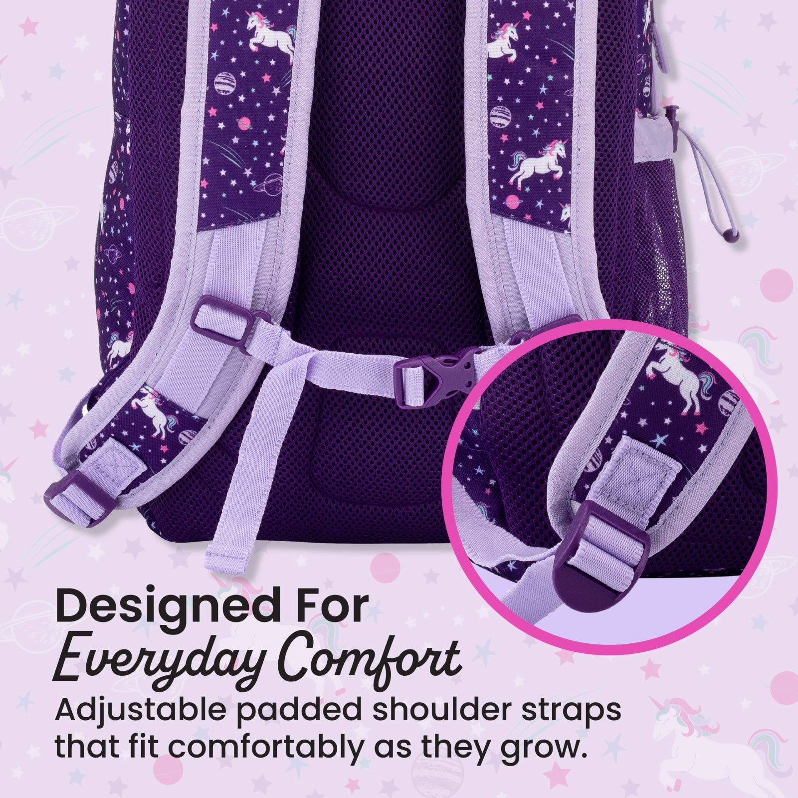 Kids 2 in 1 Backpack & Insulated Lunch Bag Set with Padded Straps for School3