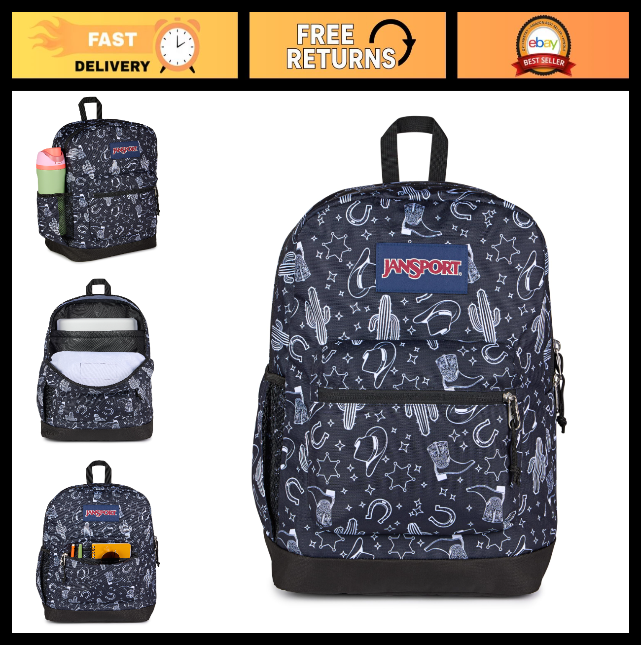 26L Color Blocked Mahogany Haze Backpack, Stylish School Bag, Durable Travel Pac0