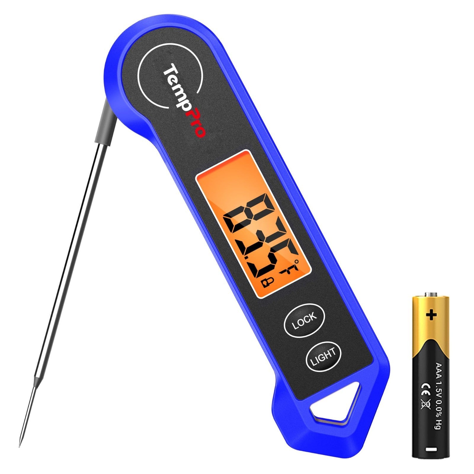 Instant Read Digital Meat Thermometer   1 Sec Motion Sensing BBQ Cooking Tool, P1