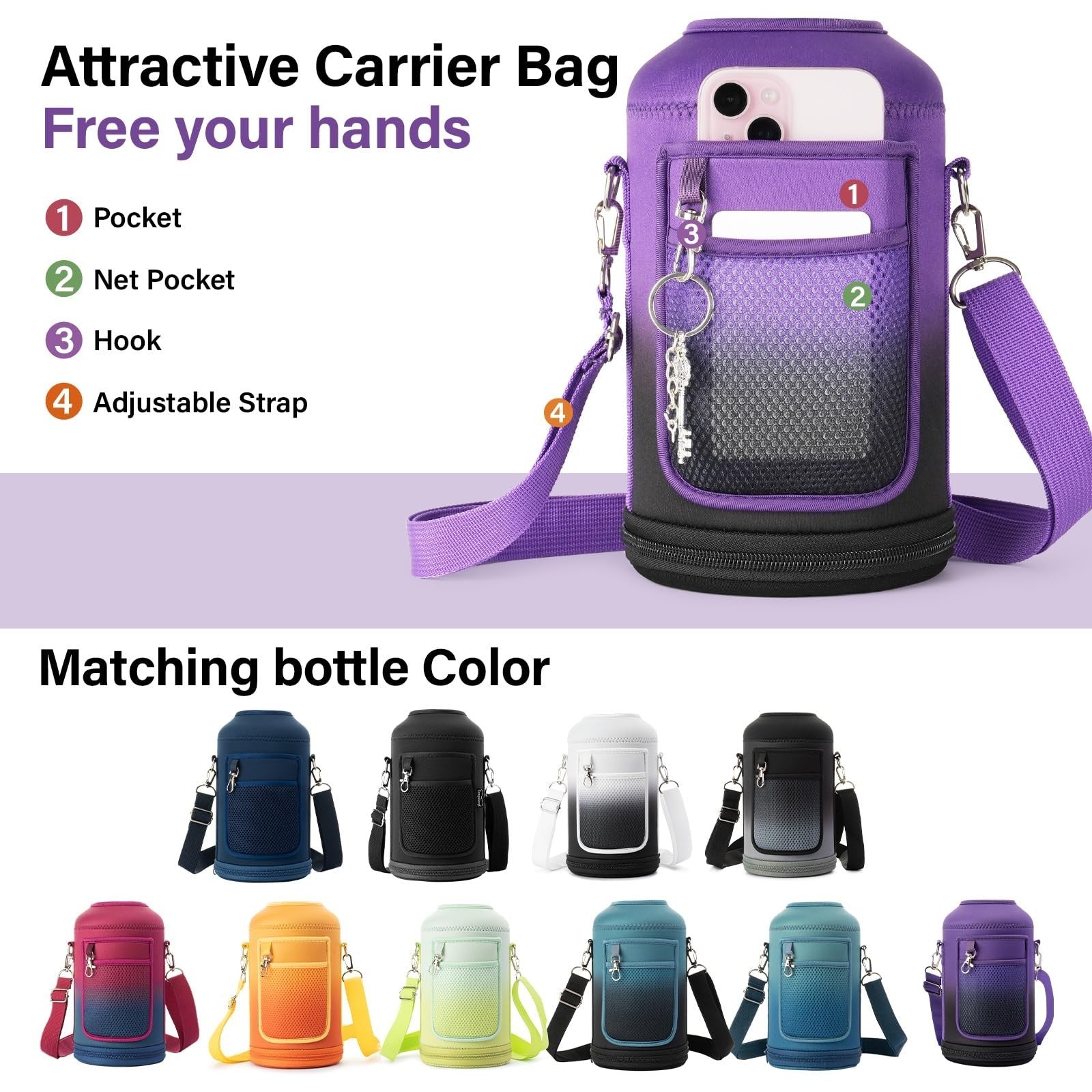 Optimized eBay Title:  "1 Gallon Insulated Water Bottle - Stainless Steel Vacuu5