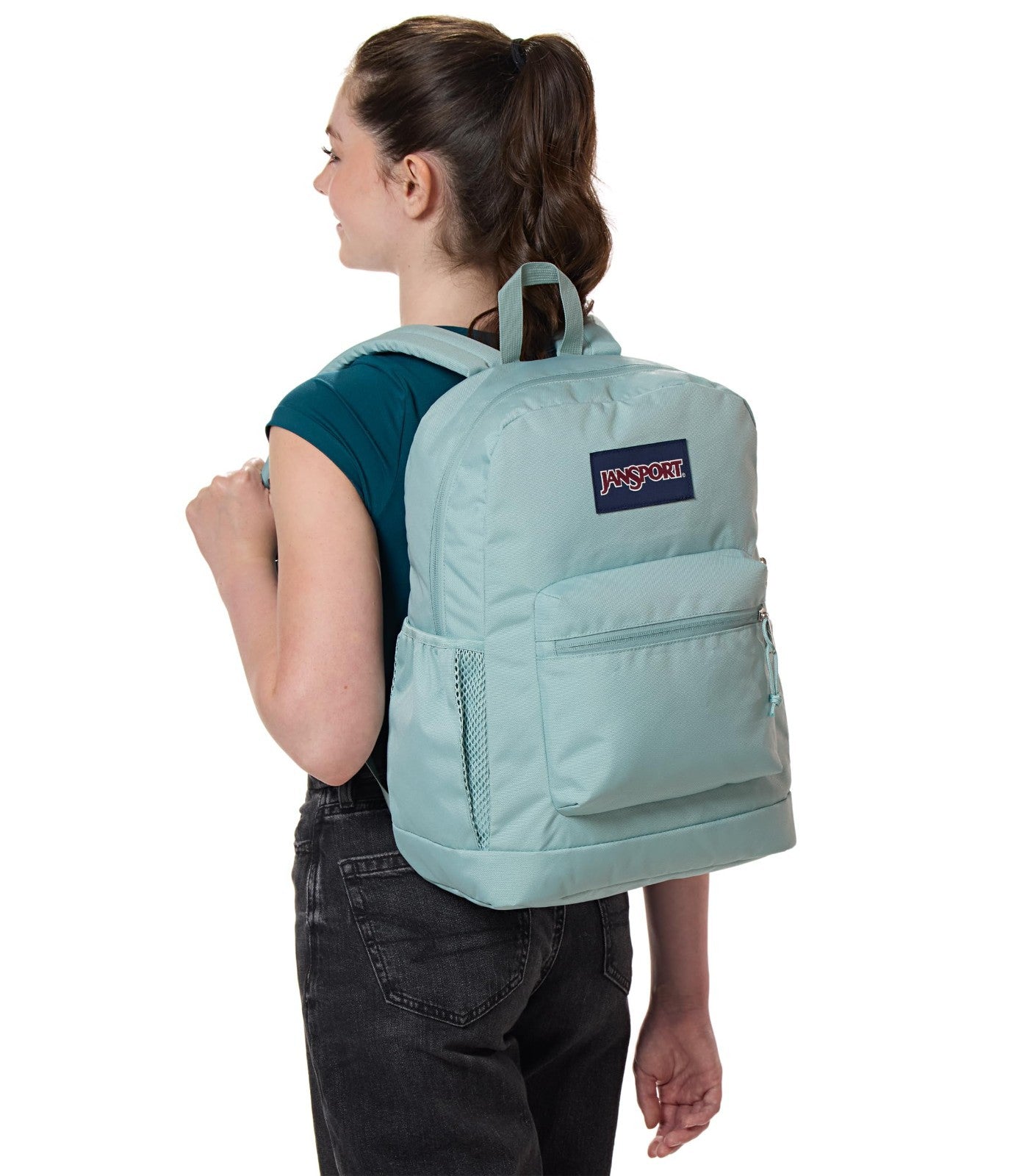 26L Cross Town Plus Backpack, Faded Sage   Stylish, Durable, Lightweight School7