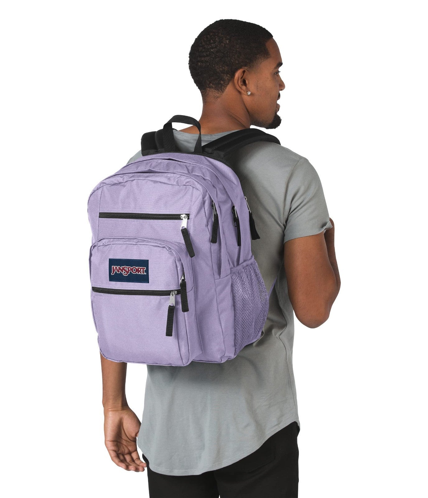 Ergonomic Laptop Backpack with 2 Compartments, 15” Sleeve, Haul Handle   Pastel8