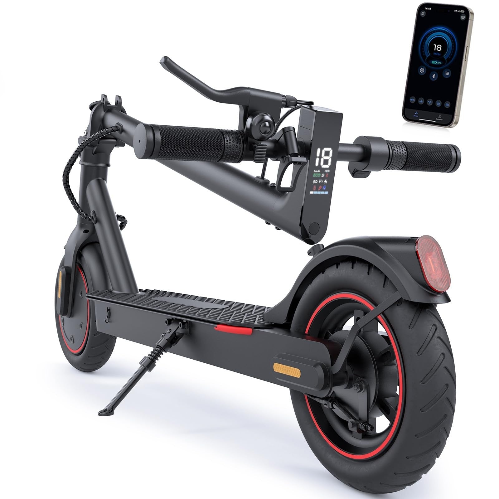 High-Power Electric Scooter for Adults & Teens, 1200W/1000W/500W Motor, 10"/8.5"1