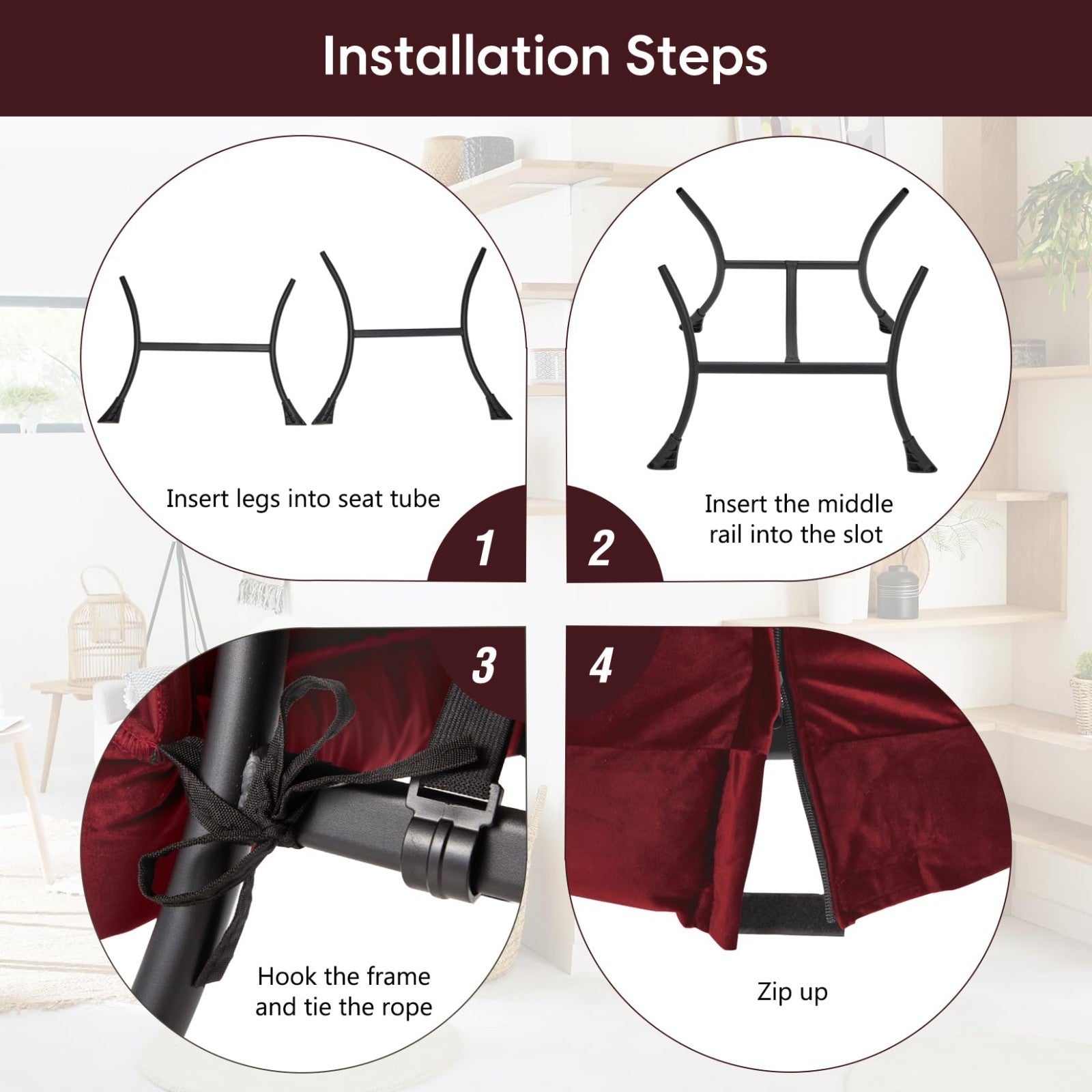 Here’s an optimized eBay title for the product:"Modern Lazy Chair with Folding6