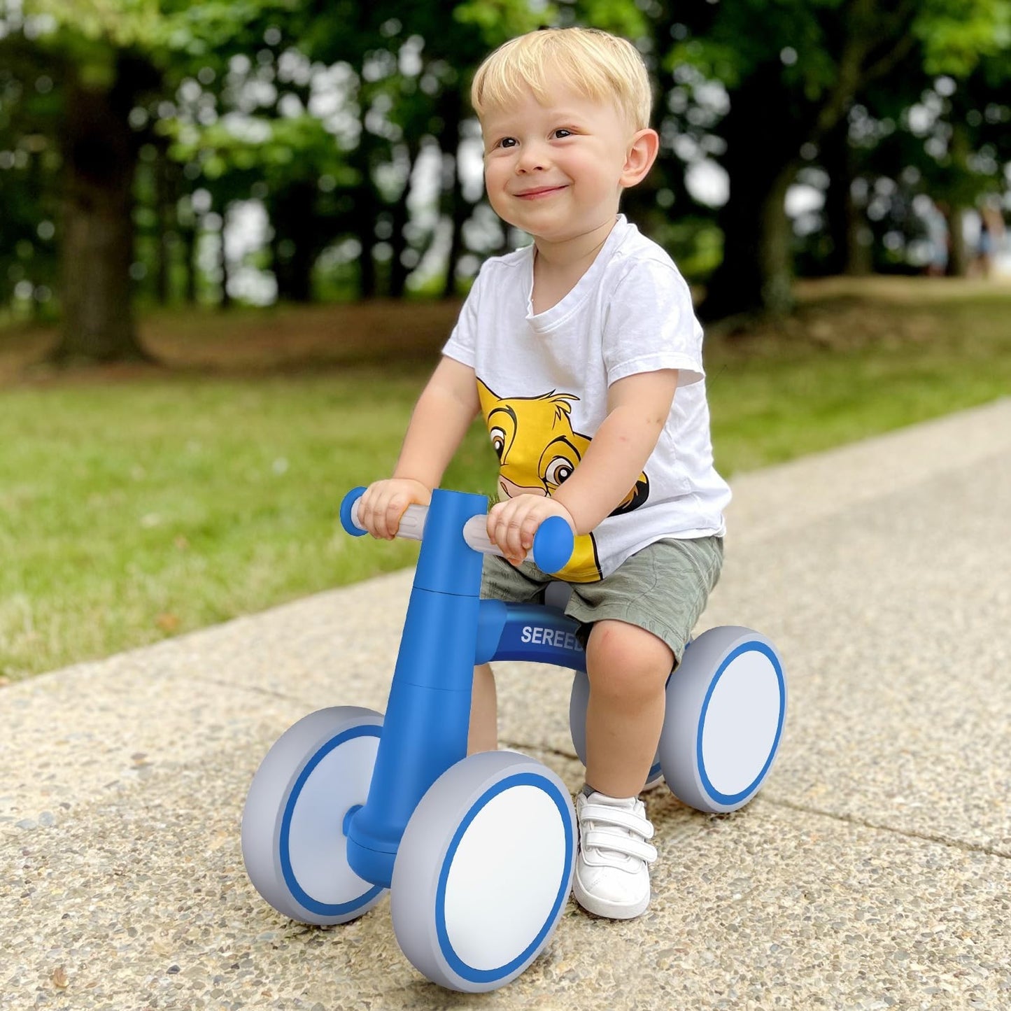 Toddler Balance Bike for 1 Year Old   4 Wheels, First Birthday Gift, 12 24 Month8