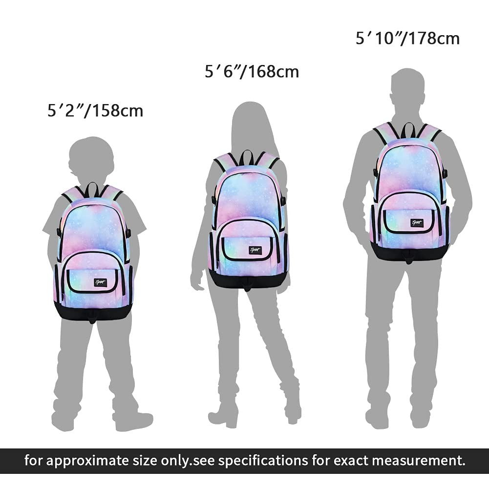 Lightweight School Backpack Travel Bag for Men & Women   Stylish College Rucksac4