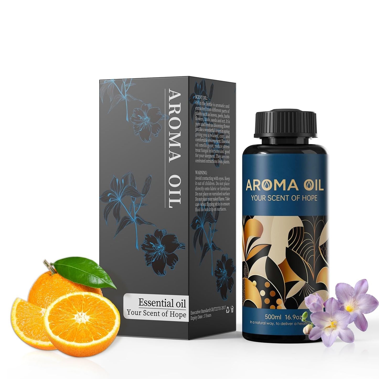 Essential Oils Set 16.9 fl oz - Aromatherapy Diffuser Oil for Candles, Soaps & A1