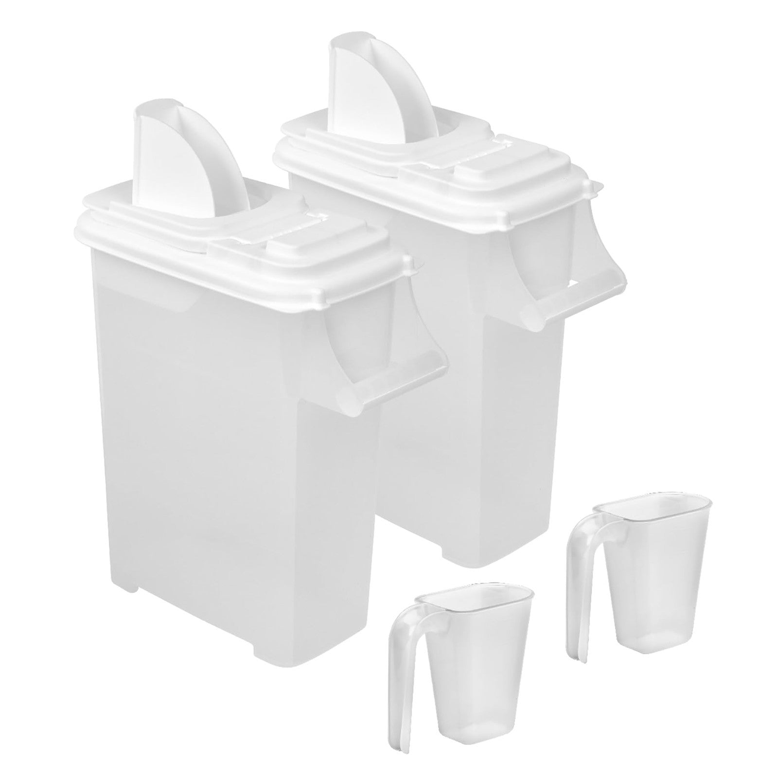 Airtight Pet Food Storage Containers   4 Gallon Dispensers for Dog, Cat & Bird S1